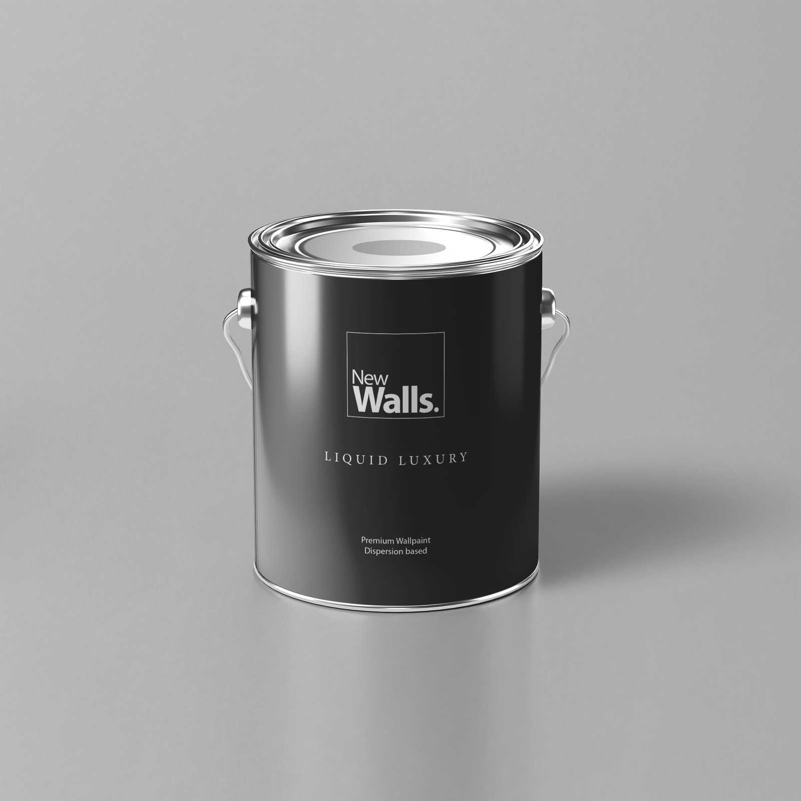 Premium Wandfarbe schlichtes Lichtgrau »Industrial Grey« NW100 – 5 Liter
