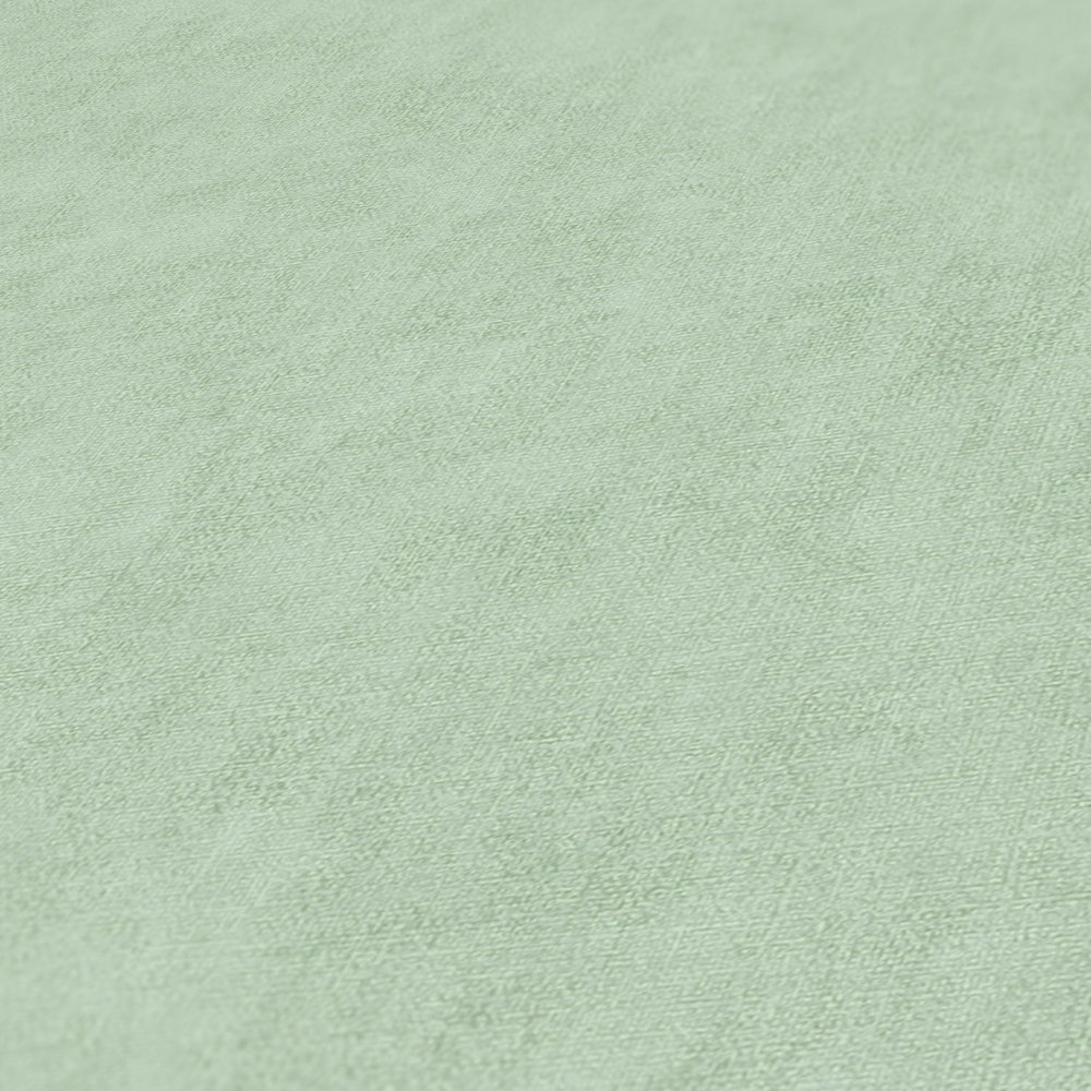             Tapete einfarbig, Leinenoptik & Scandinavian Stil - Grün
        