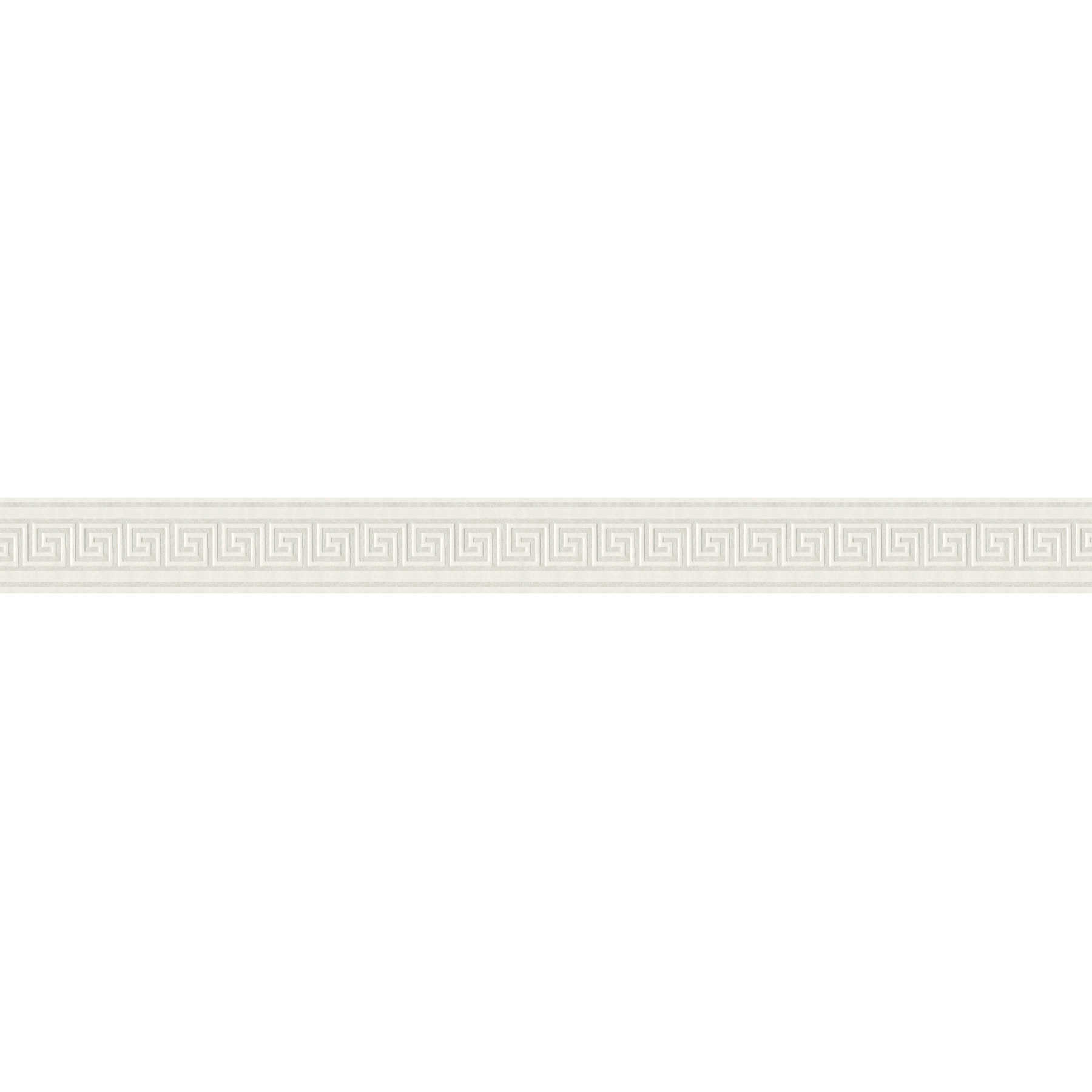         Selbstklebende Borte Design griechischer Schlüssel – Weiß
    