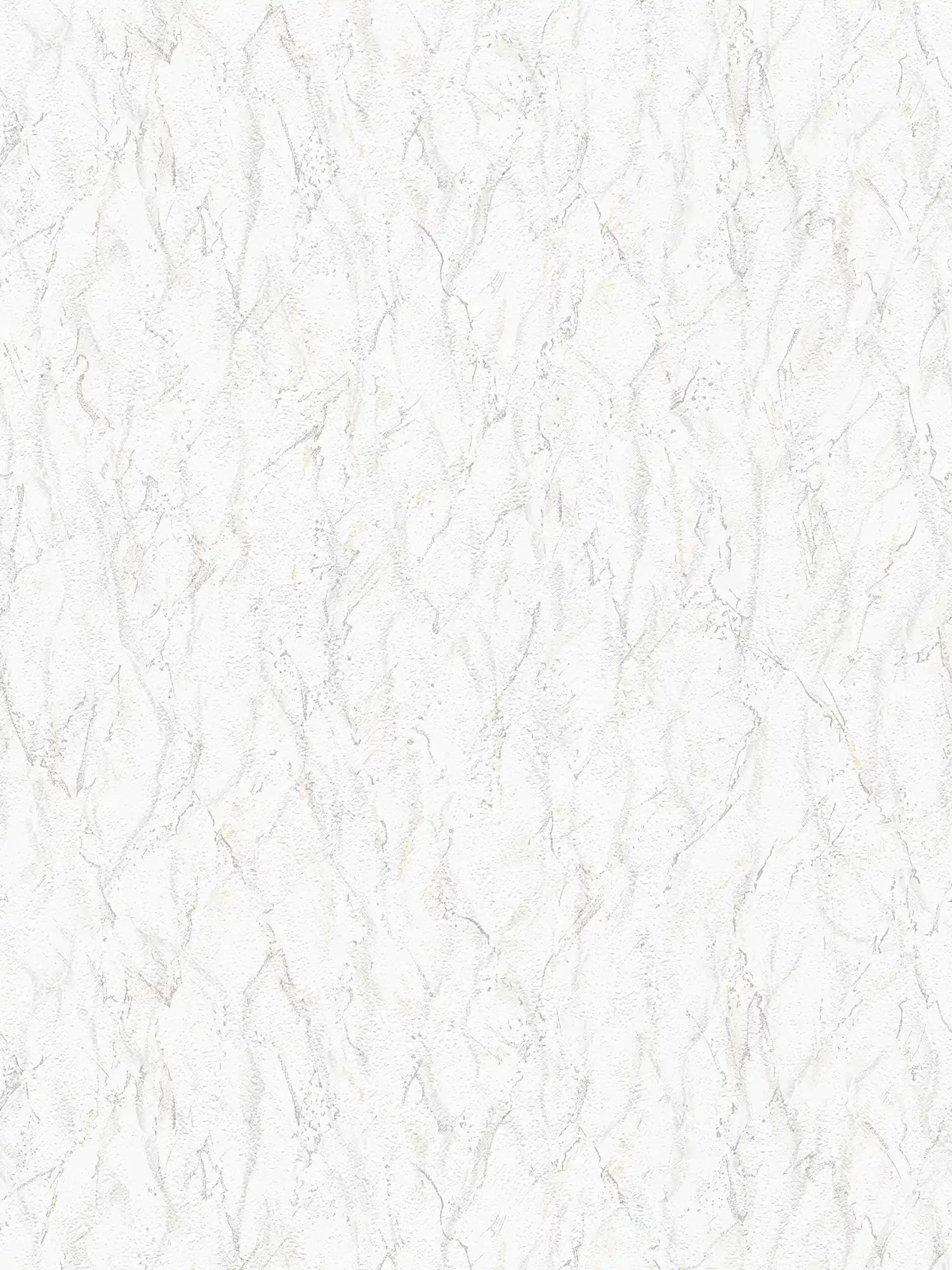 Strukturtapete mit Prägemuster & Marmor-Effekt – Grau, Weiß
