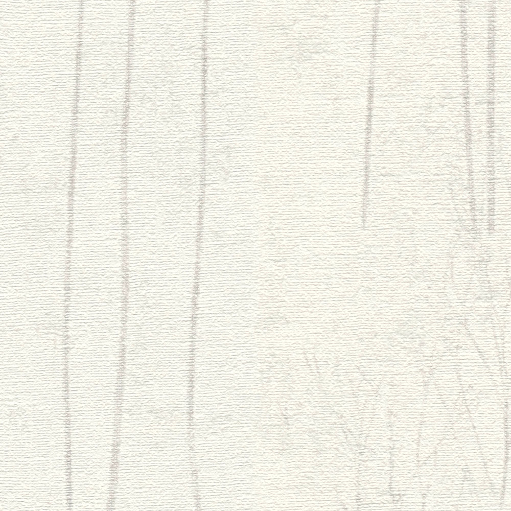             Weiße Tapete Scandi Stil mit Naturmuster – Grau, Weiß
        