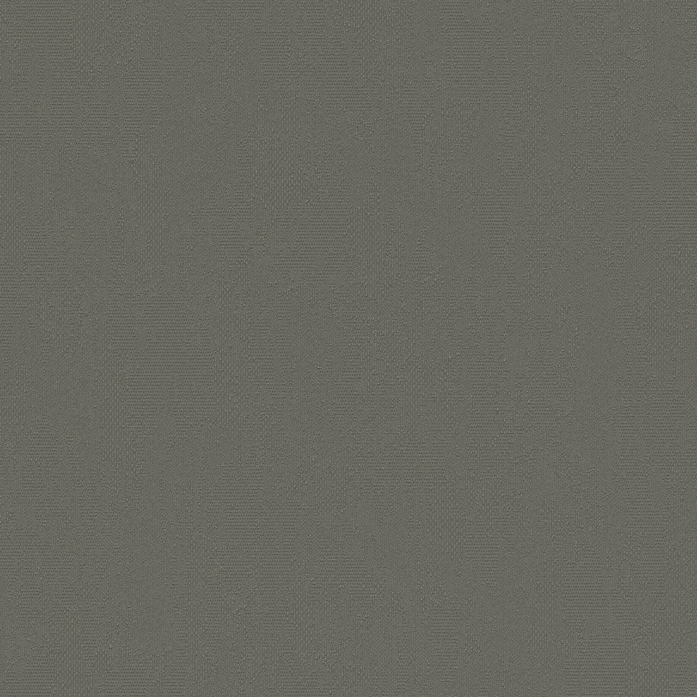             Vliestapete dunkles Khaki einfarbig, seidenmatt Finish – Grau
        