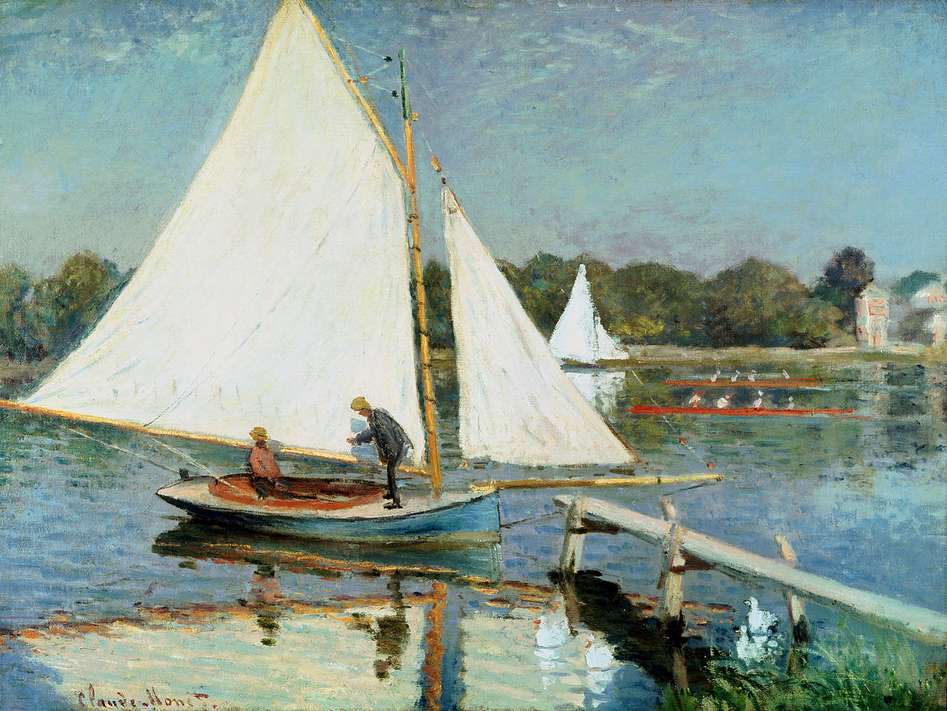             Fototapete "Segeln bei Argenteuil" von Claude Monet
        