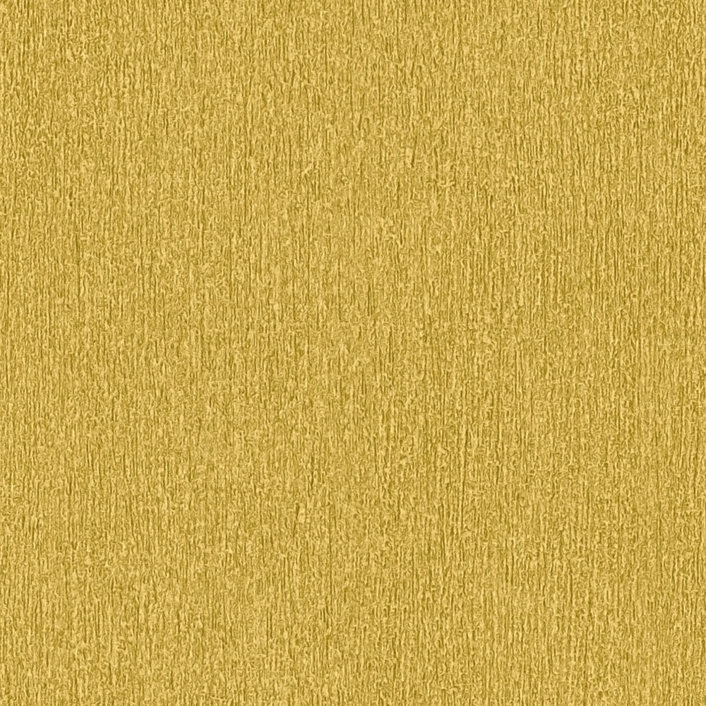             Gelbe Tapete einfarbig mit Farbstruktur, glatt & seidenmatt
        