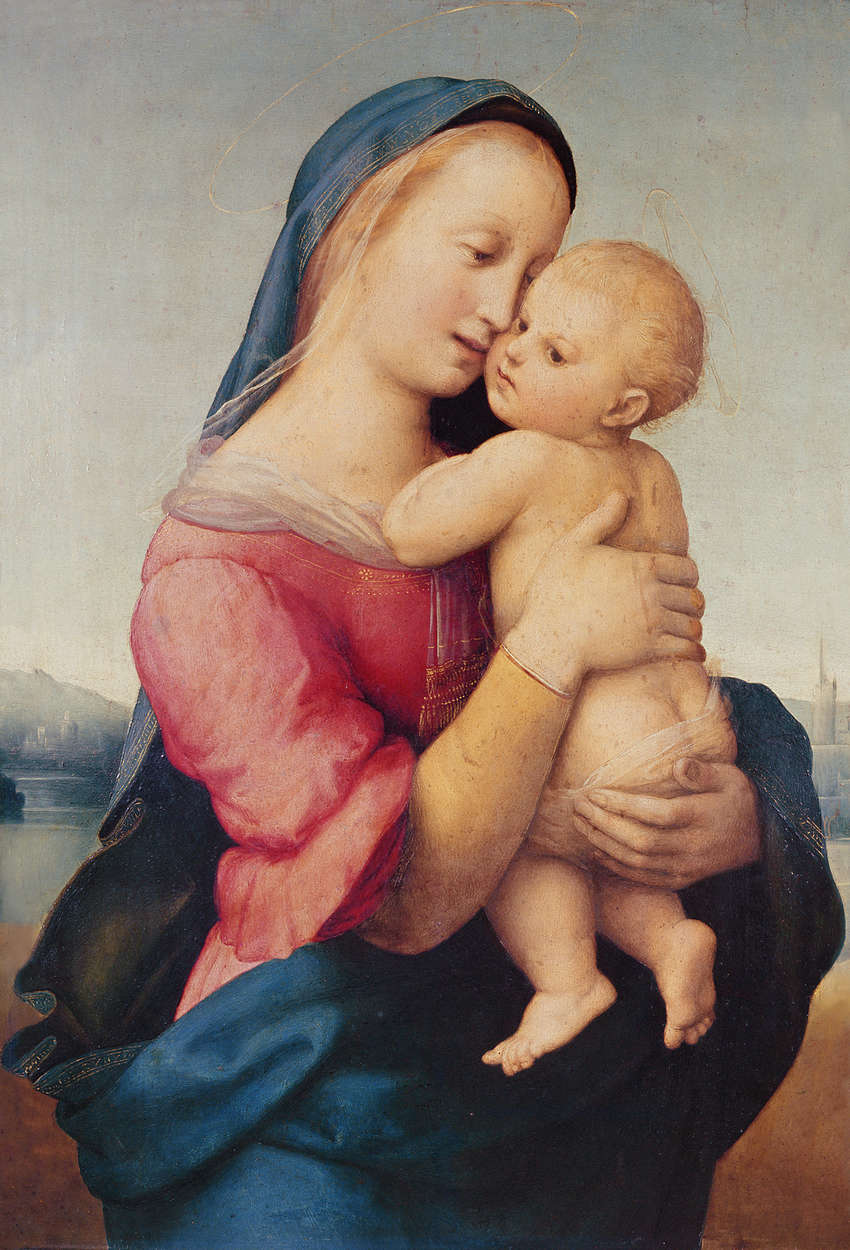             Fototapete "Madonna Tempi" von Raphael
        