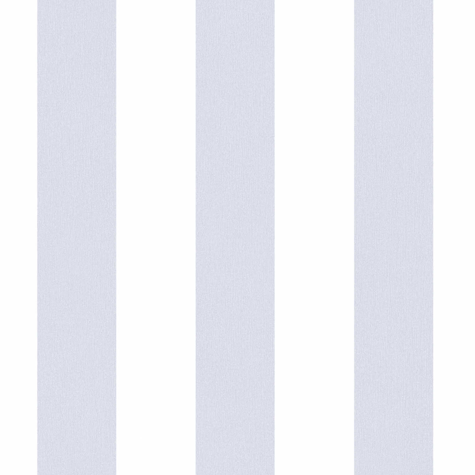             Tapete Kinderzimmer vertikale Streifen – Grau, Weiß
        