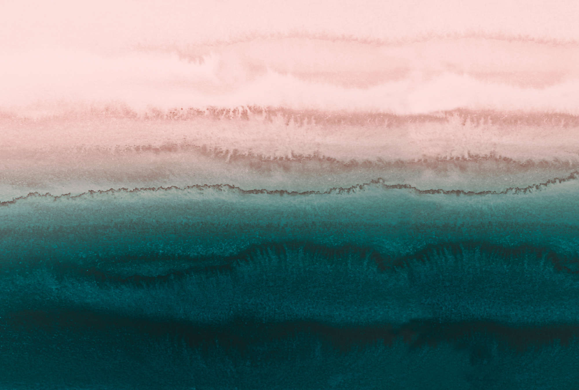             Gezeiten Fototapete mit abstraktem Wasser Aquarell
        