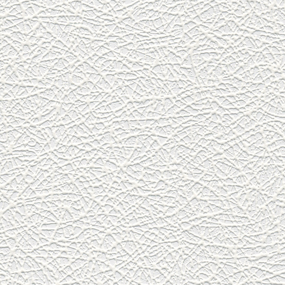             Überstreichbare Tapete mit natürlichem Strukturmuster – Überstreichbar, Weiß
        