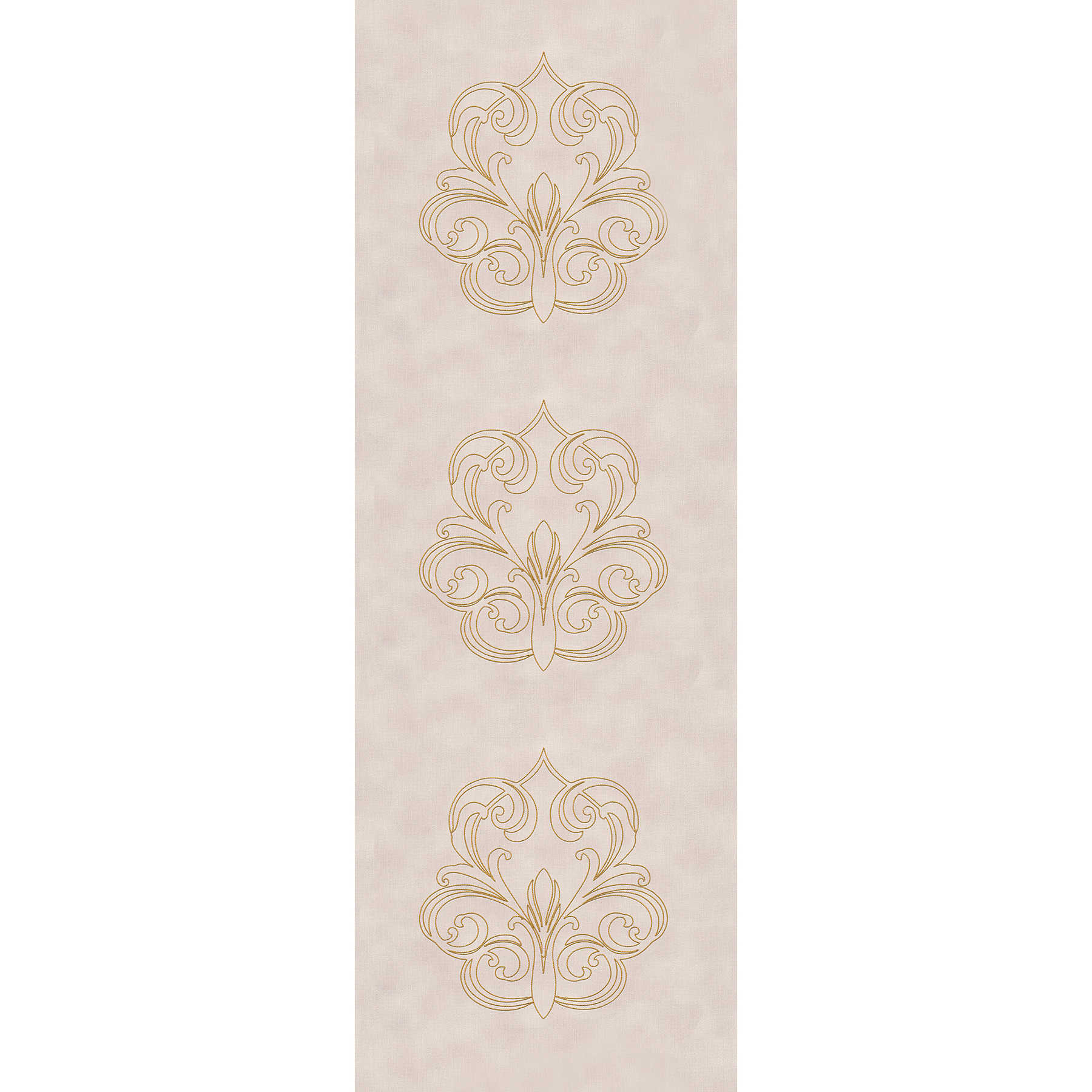         Premium-Panel mit Barock Ornamenten – Lila, Gold
    