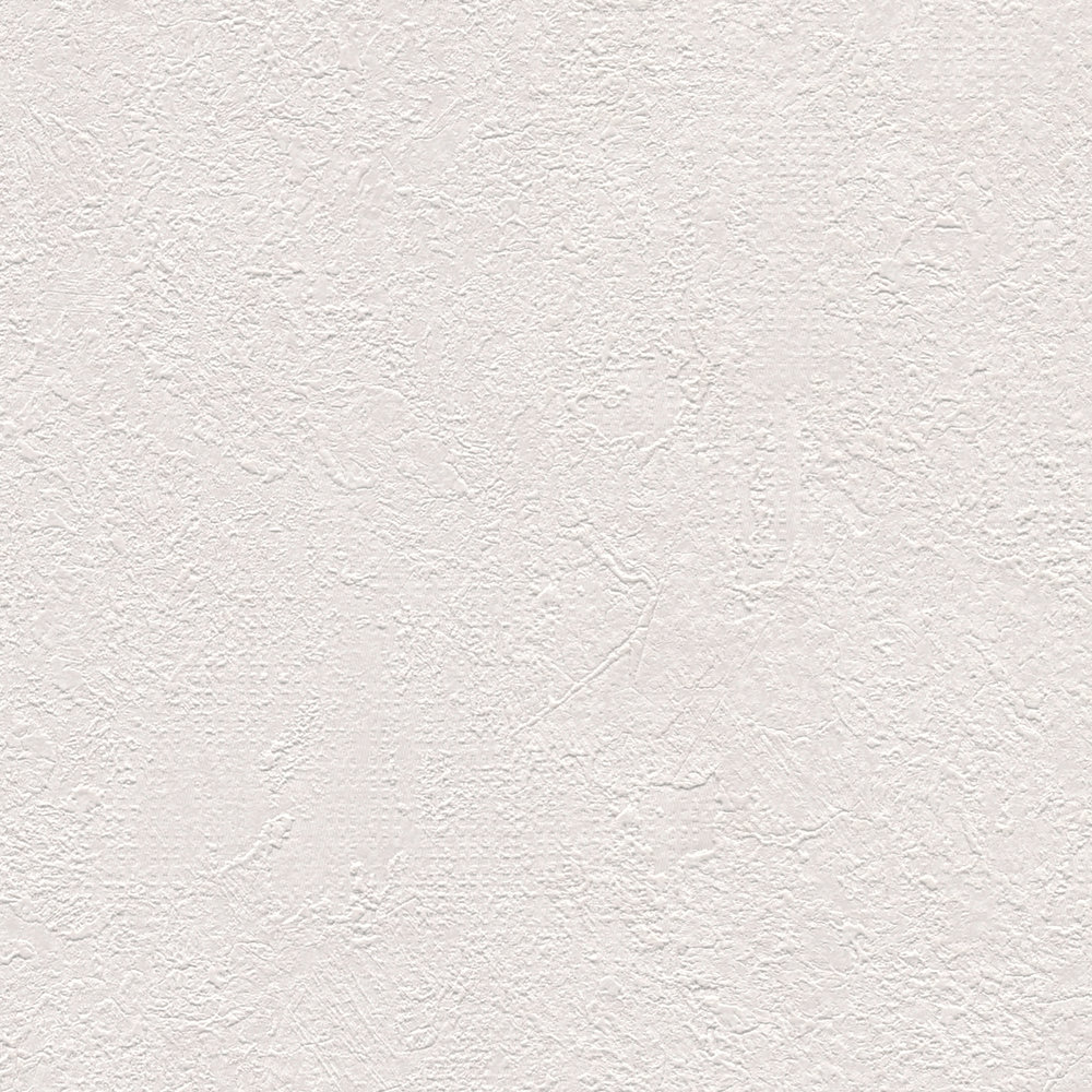             Uni Tapete mit Putzoptik & Farbschraffur – Creme, Weiß
        