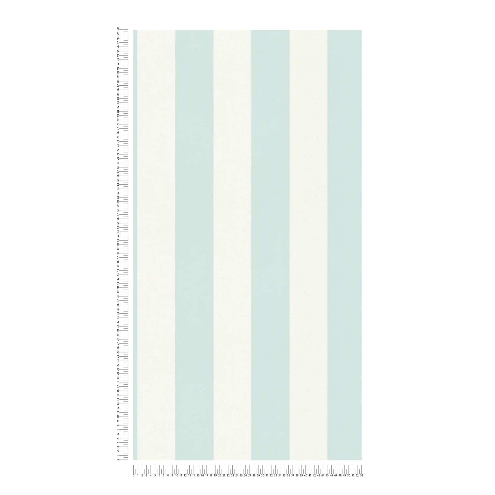             Streifen Tapete mit Strukturmuster, Blockstreifen Blau & Weiß
        