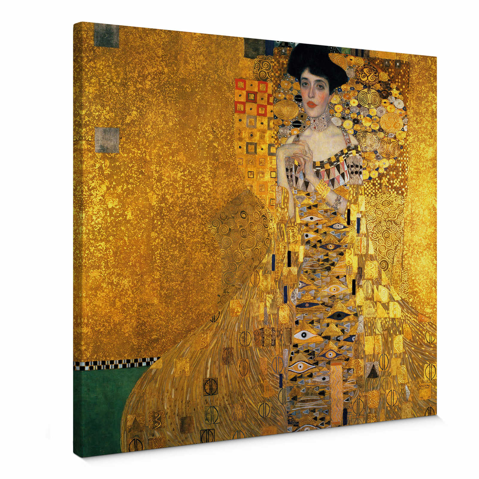         Quadratisches Leinwandbild "Adele" Gustav Klimt – 0,50 m x 0,50 m
    