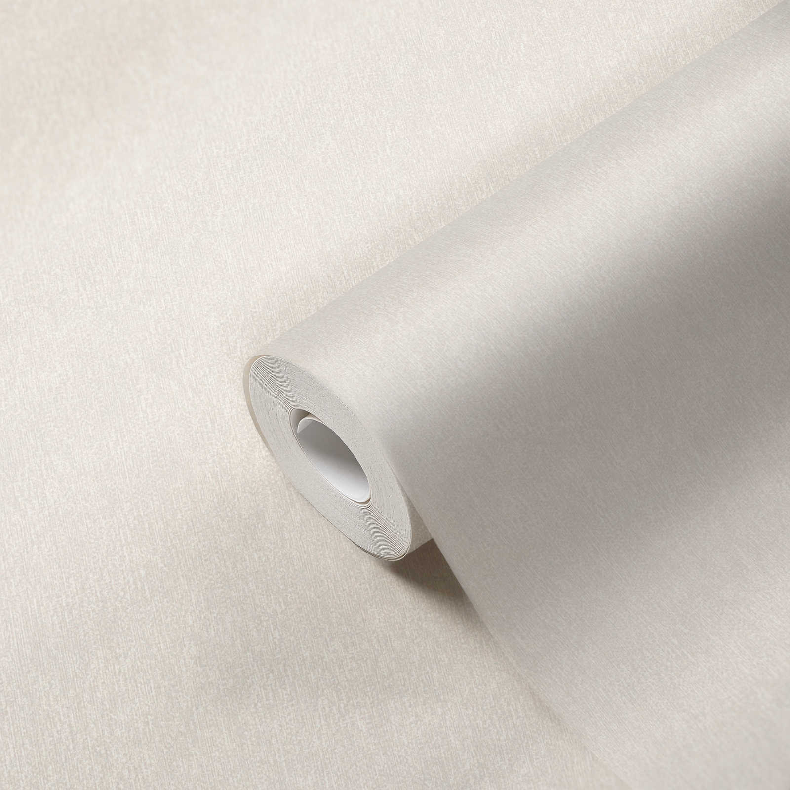             Einfarbige Tapete matt & mit Struktur Optik – Weiß
        