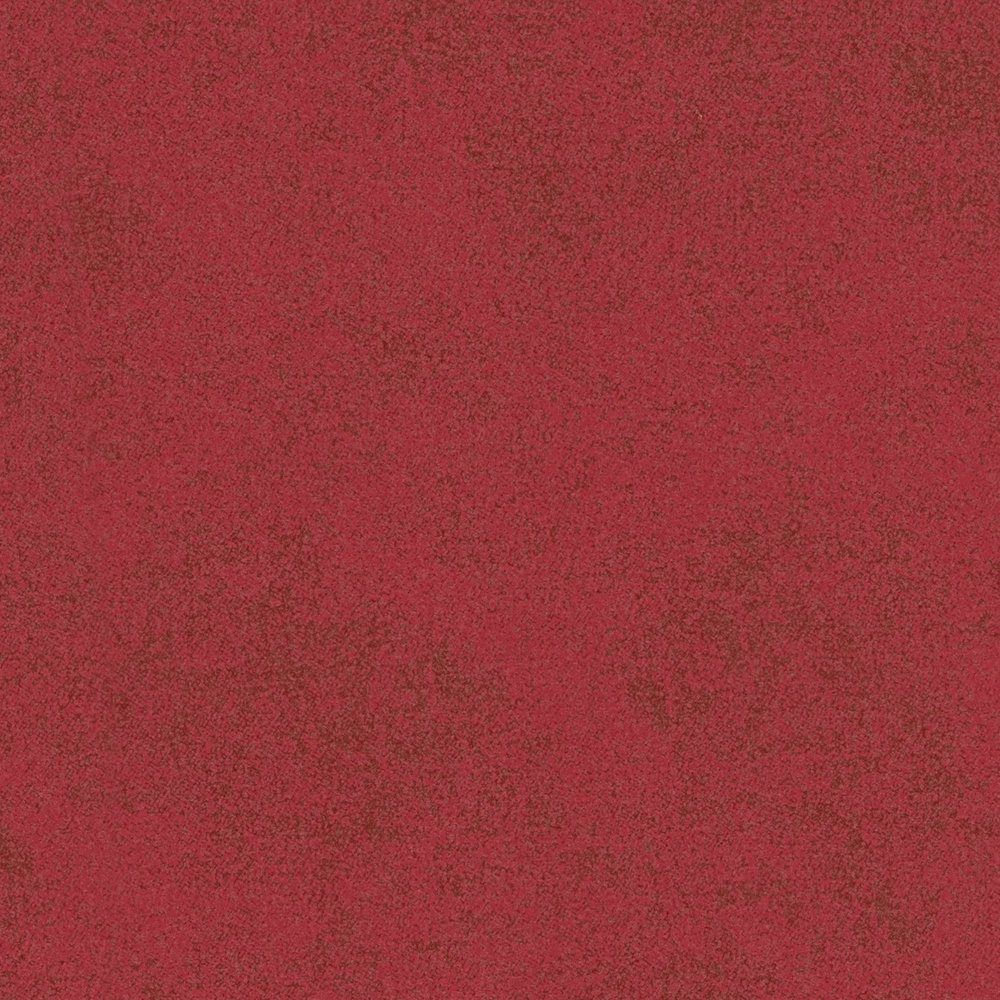             Unifarbene Vliestapete mit melierter Struktur – Rot
        