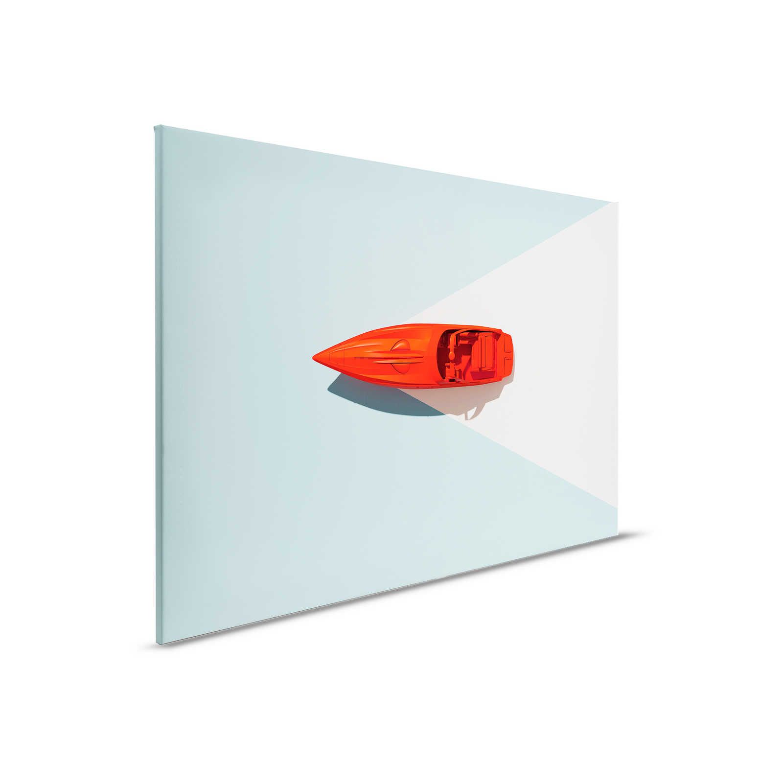         Key West 1 - Boot Leinwandbild Minimalistic Design – 0,90 m x 0,60 m
    