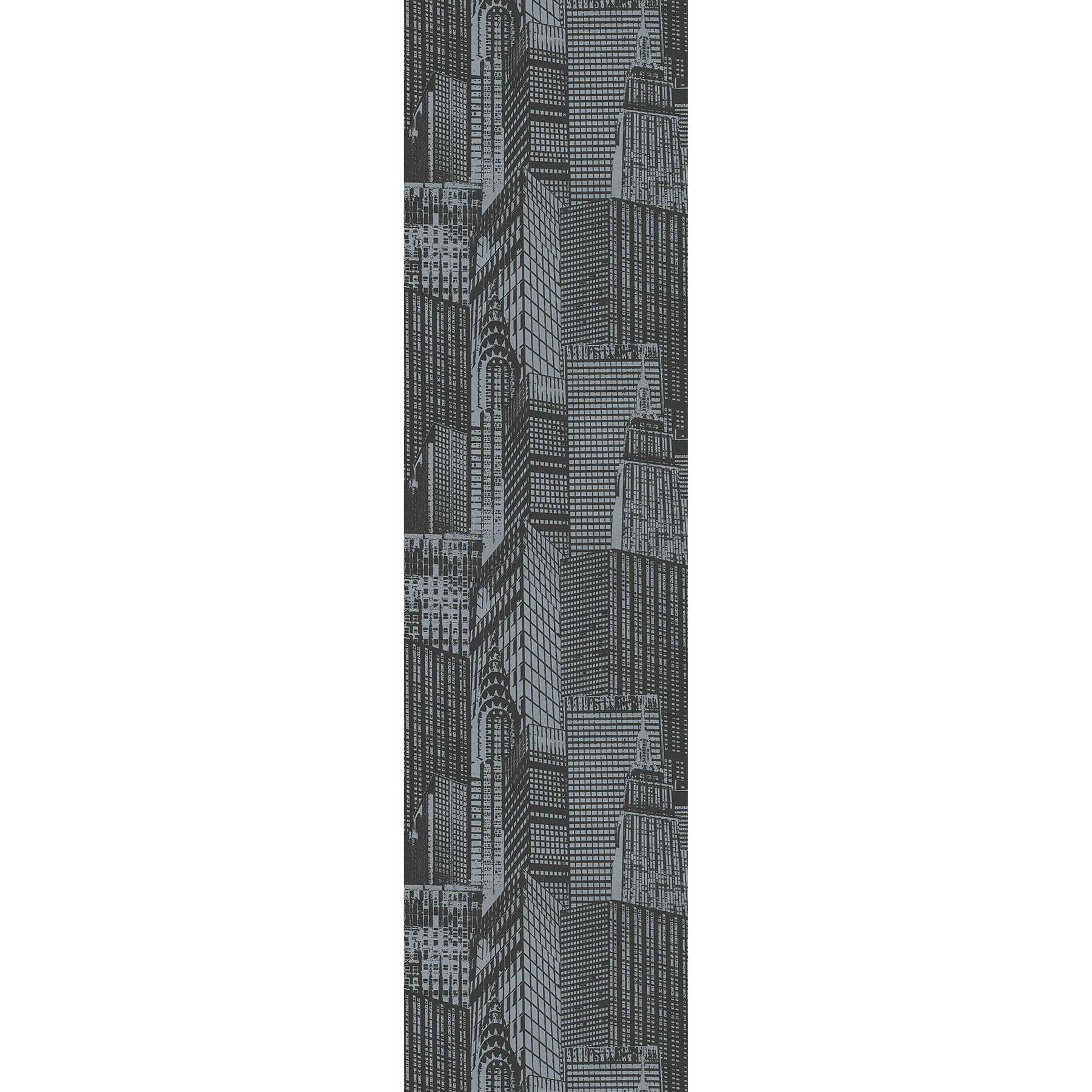         Tapetenpanel New York Skyline selbstklebend – Grau, Schwarz
    