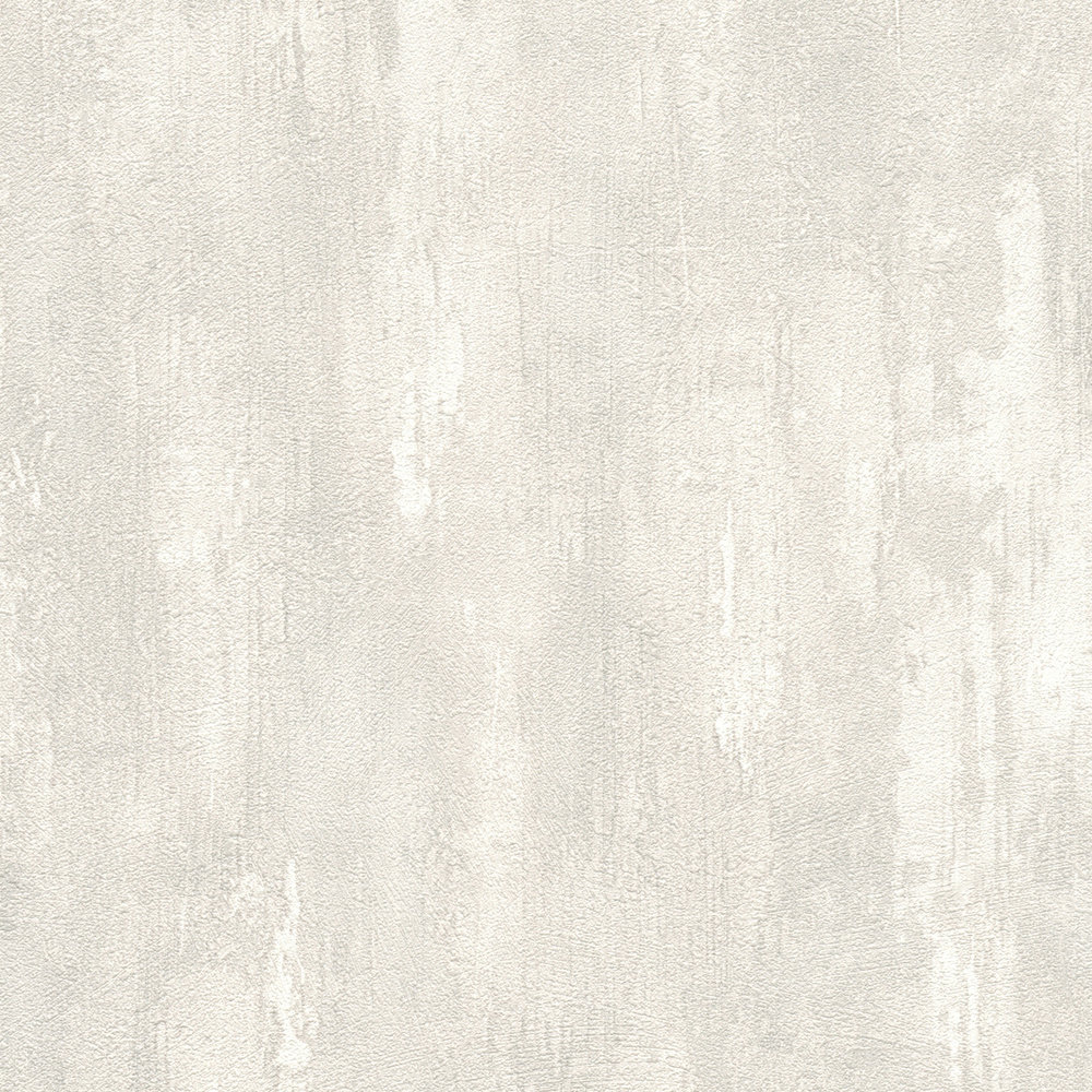             Tapete mit Putz-Struktur, Betonoptik und Farbverlauf – Grau, Weiß
        