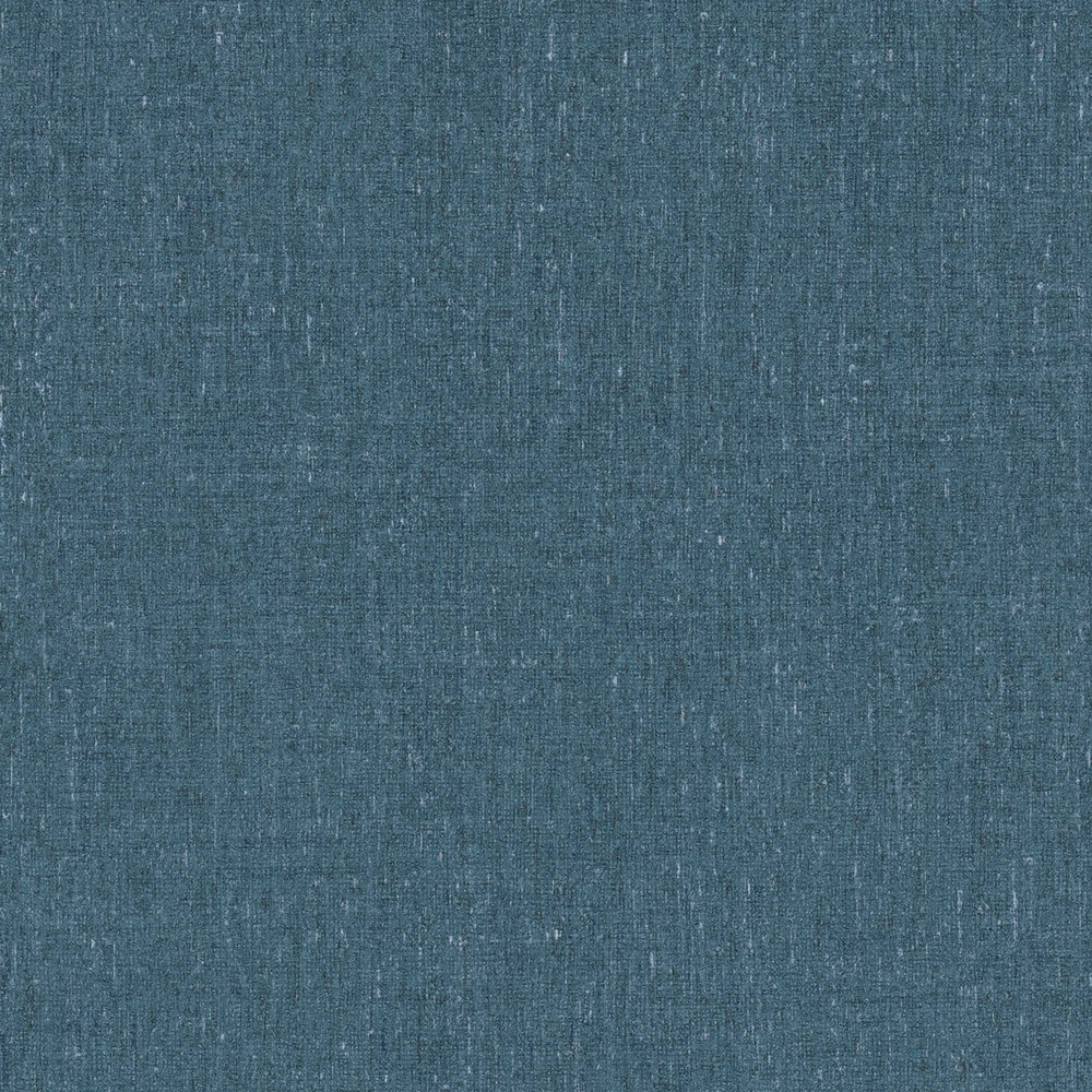             Petrolfarbene Tapete einfarbig mit Strukturdetail – Blau
        