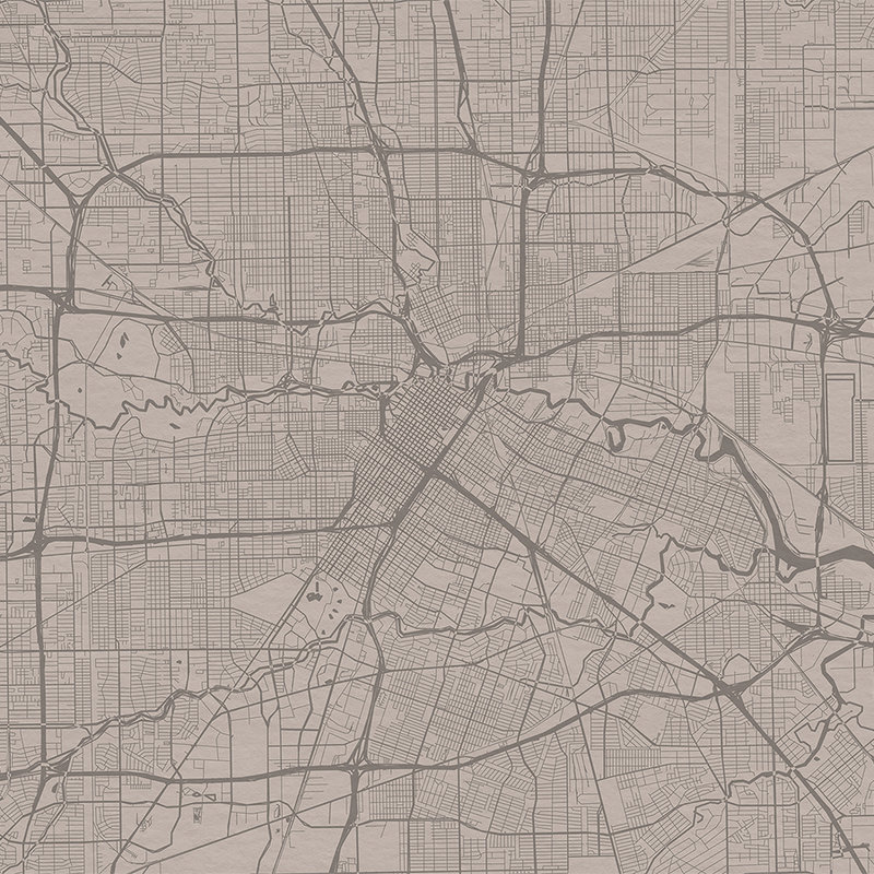         Fototapete Stadtkarte mit Straßenverlauf – Grau
    