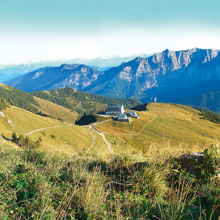 Fototapete Berglandschaft mit Panorama Blick
