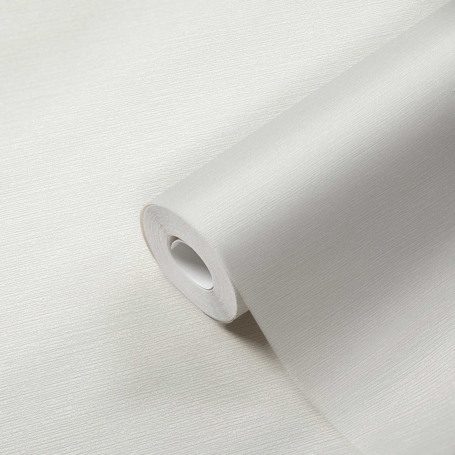             Vliestapete Weiß mit Retro Struktur & Textileffekt
        