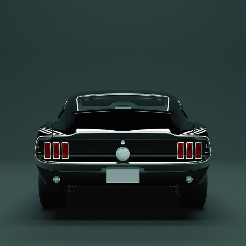Mustang 3 - American Muscle Car Fototapete – Blau, Schwarz | Perlmutt Glattvlies
