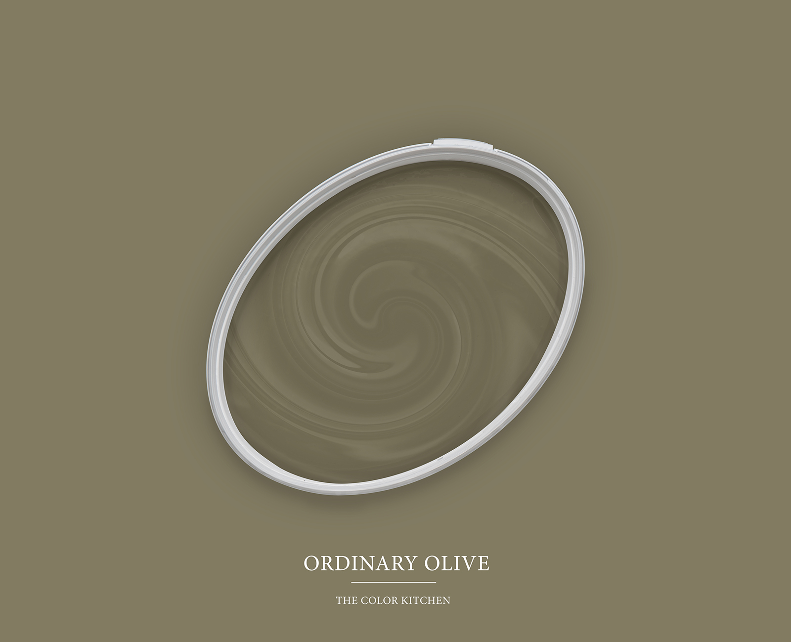 Wandfarbe in intensivem Olivton »Ordinary Olive« TCK4013 – 5 Liter

