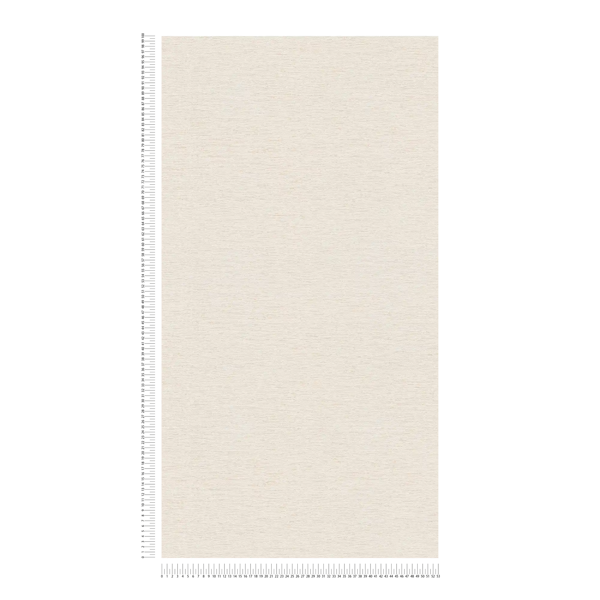             Einfarbige Tapete mit Gewebestruktur, matt – Creme, Weiß, Beige
        
