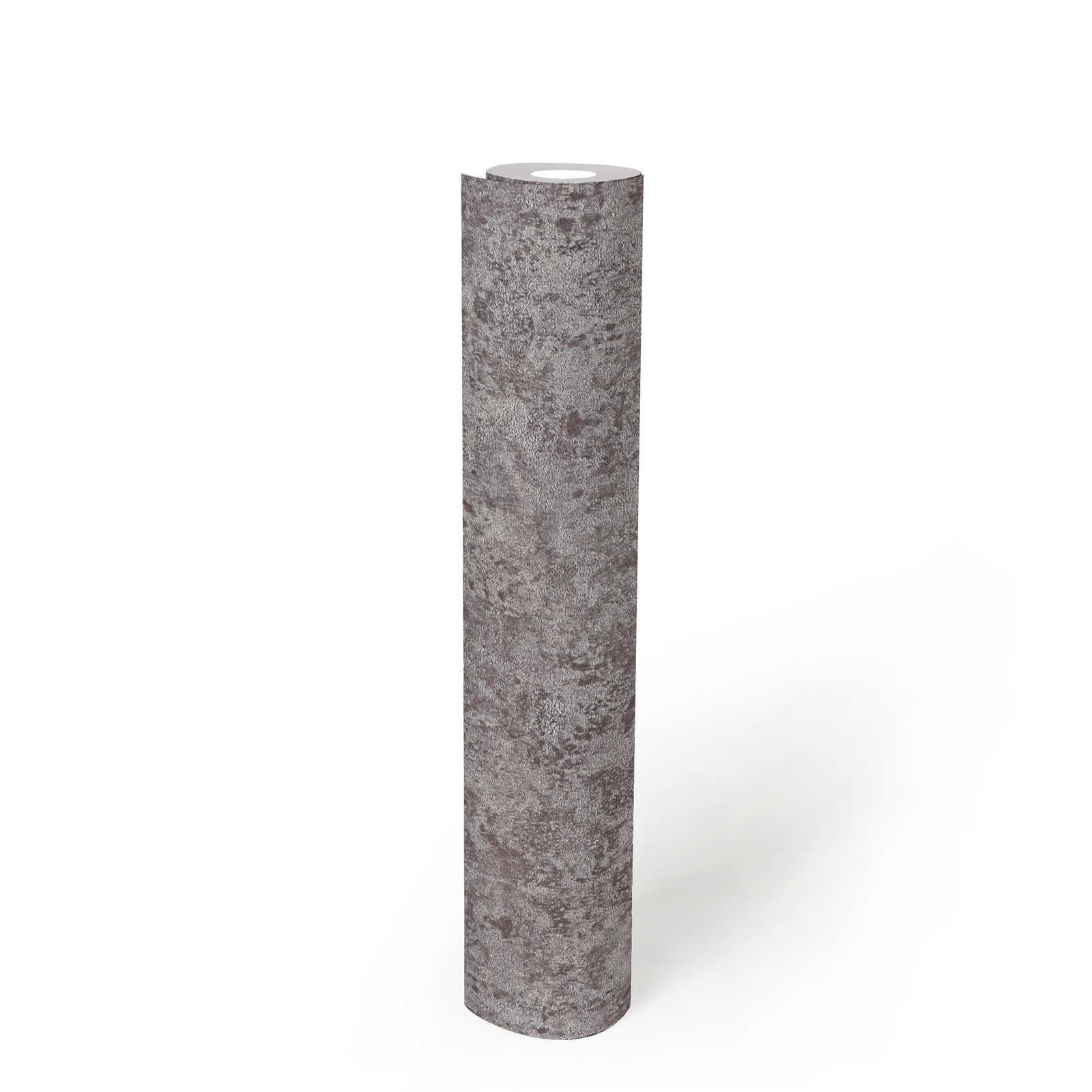             Vliestapete mit glänzenden Metalliceffekt – Grau, Silber, Braun
        