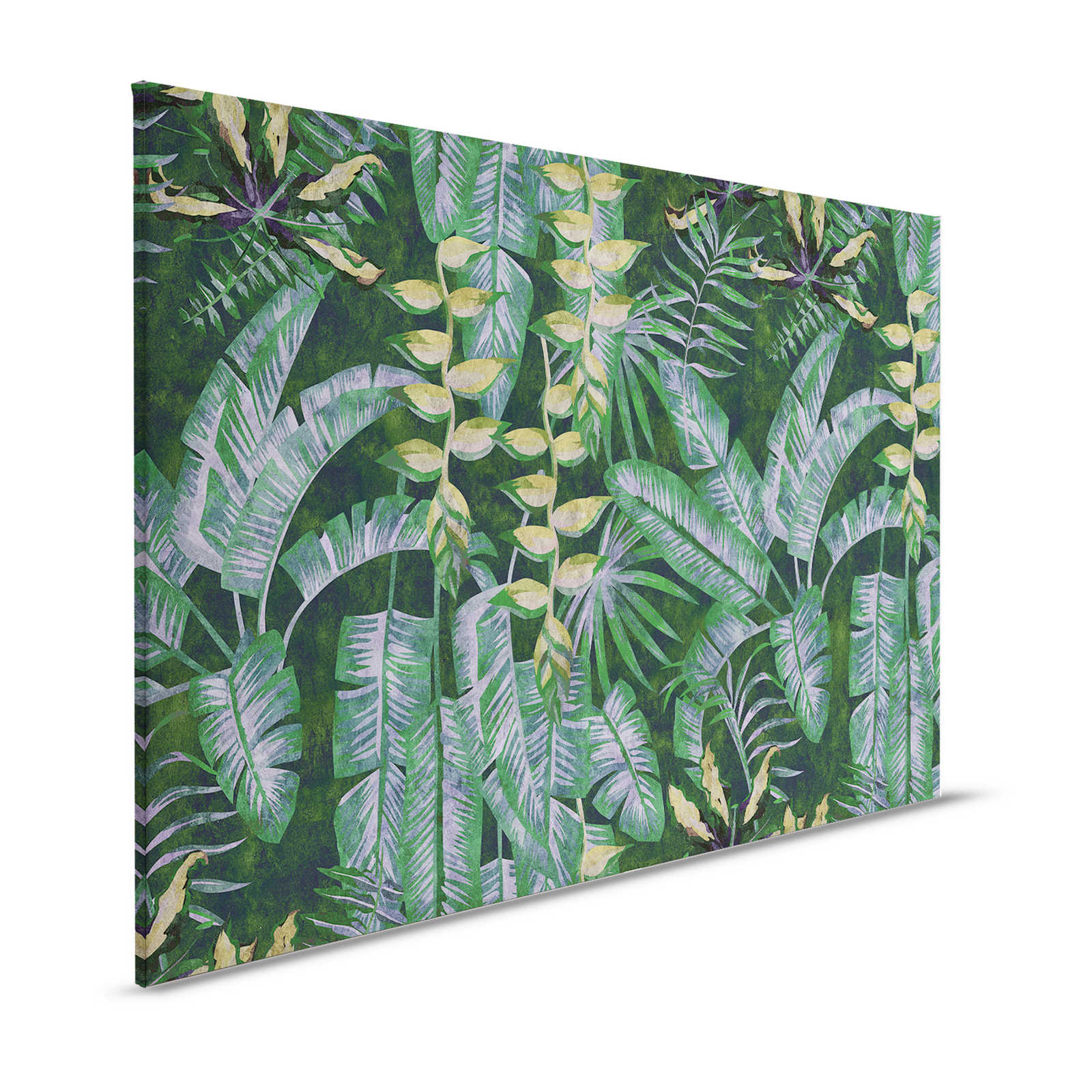 Tropicana 2 - Leinwandbild mit tropische Pflanzen – 1,20 m x 0,80 m
