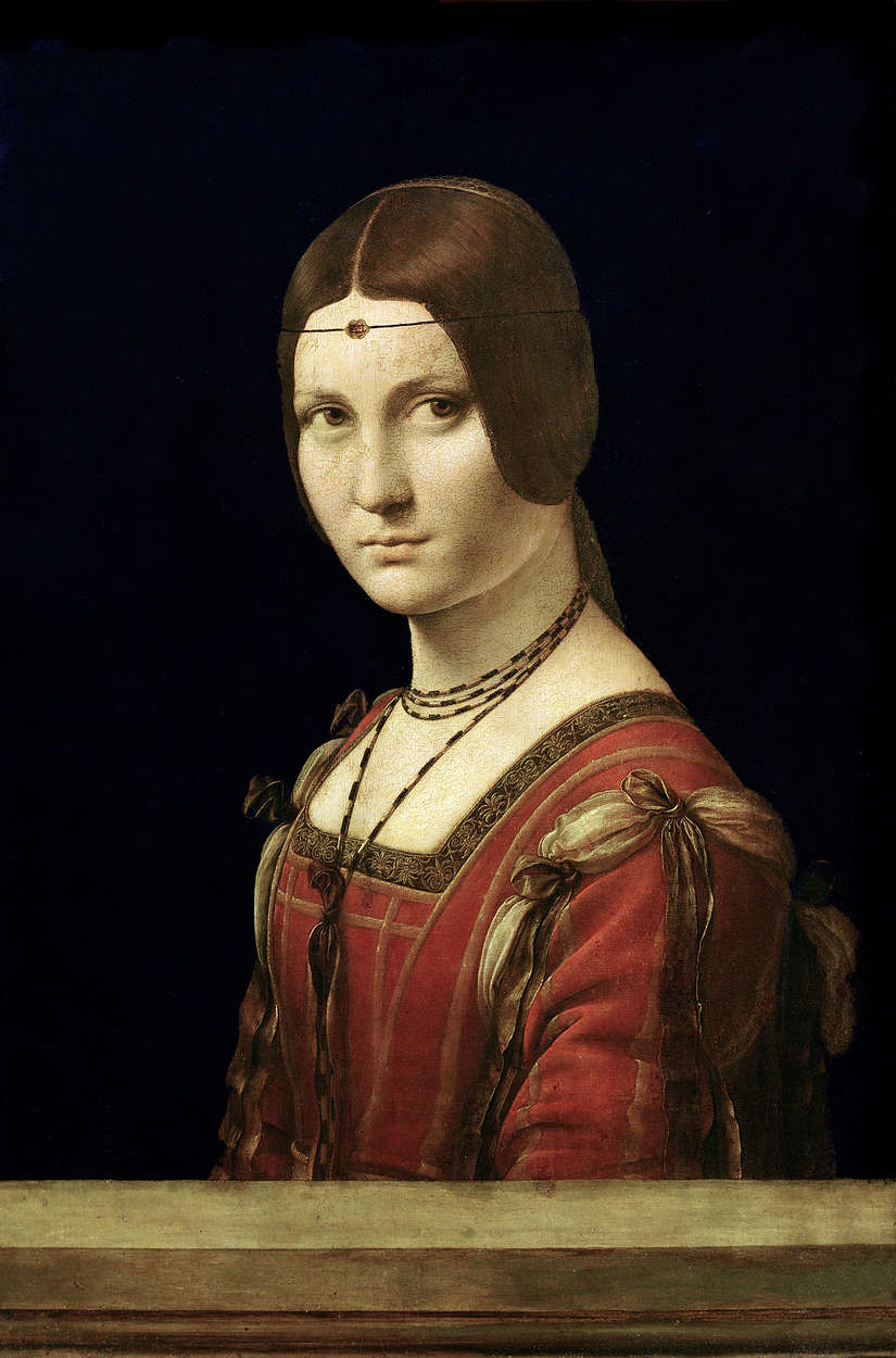             Fototapete "Porträt einer Dame vom Mailänder Hof" von Leonardo da Vinci
        