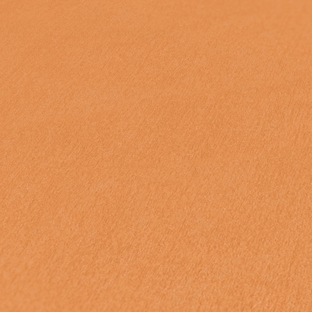             Glatte Tapete Kinderzimmer einfarbig – Orange
        