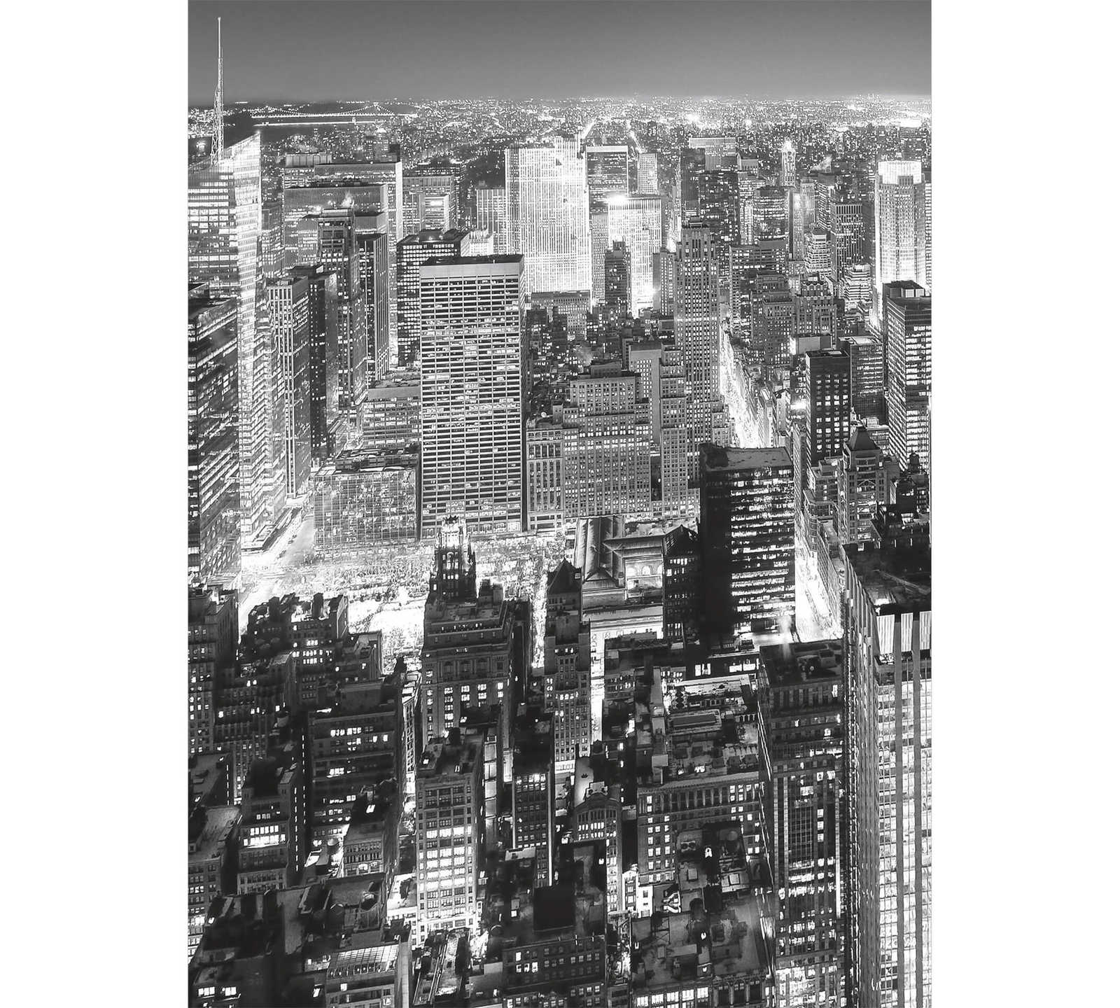 Schwarz-Weiß Fototapete New York City Midtown
