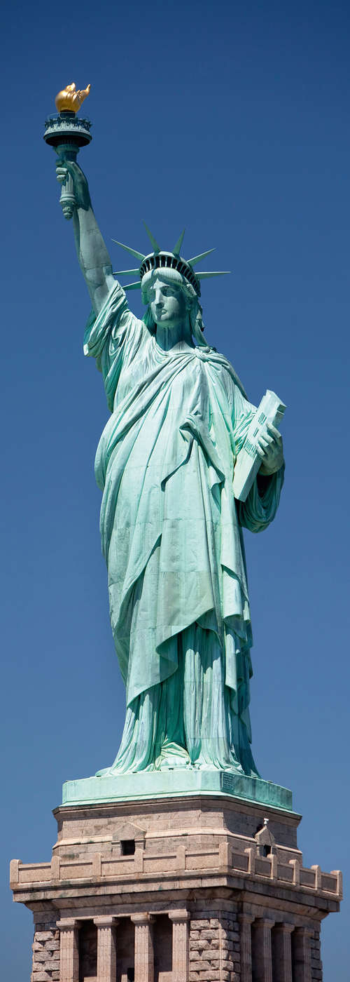             Städte Fototapete Freiheitstatue New York auf Premium Glattvlies
        