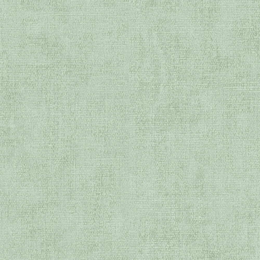             Tapete einfarbig, Leinenoptik & Scandinavian Stil - Grün
        