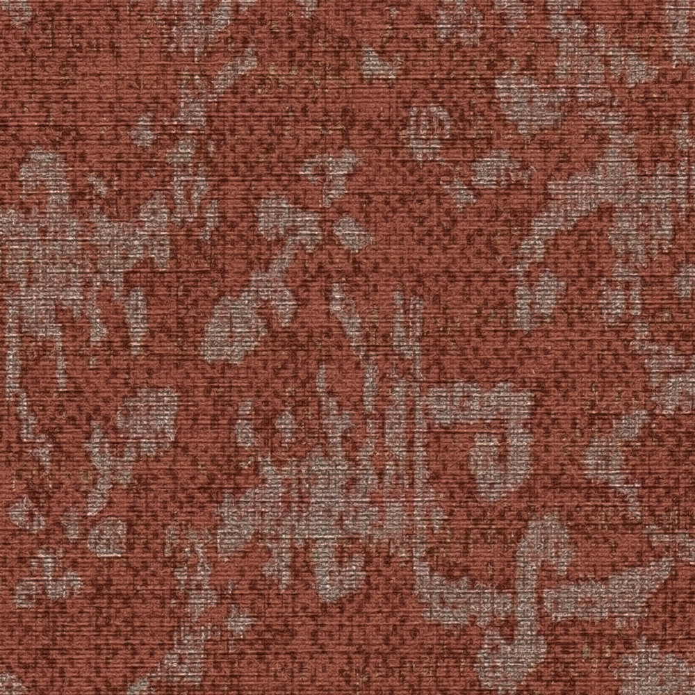             Tapete Ornament-Design im persischen Teppich-Look
        