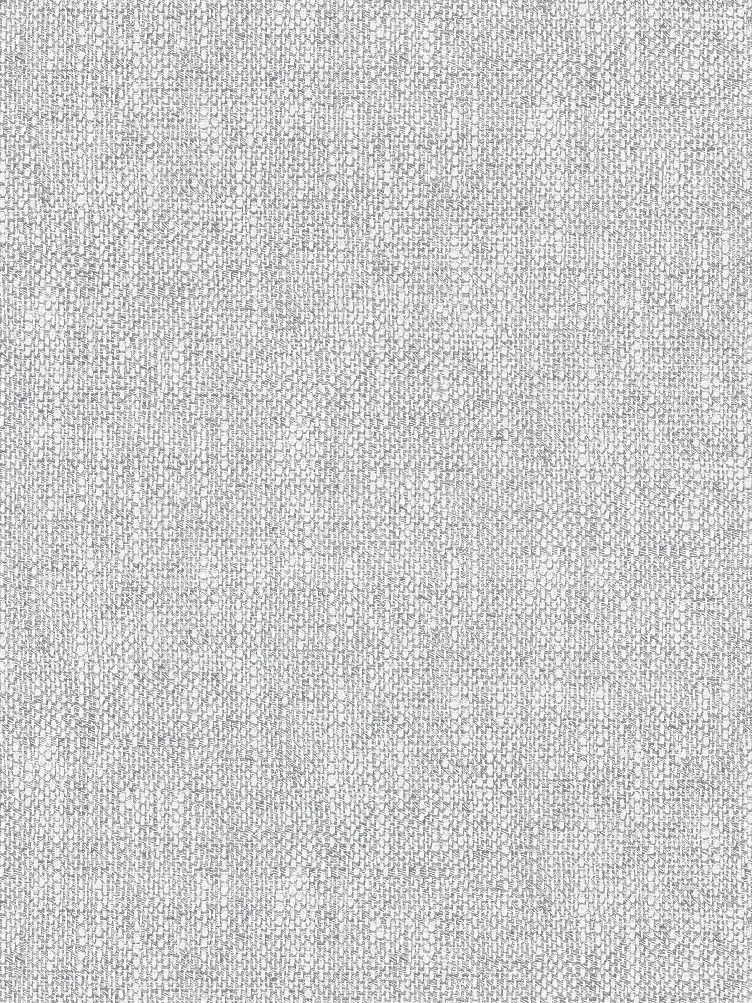         Vliestapete mit realistischer Gewebe Optik – Grau, Weiß
    