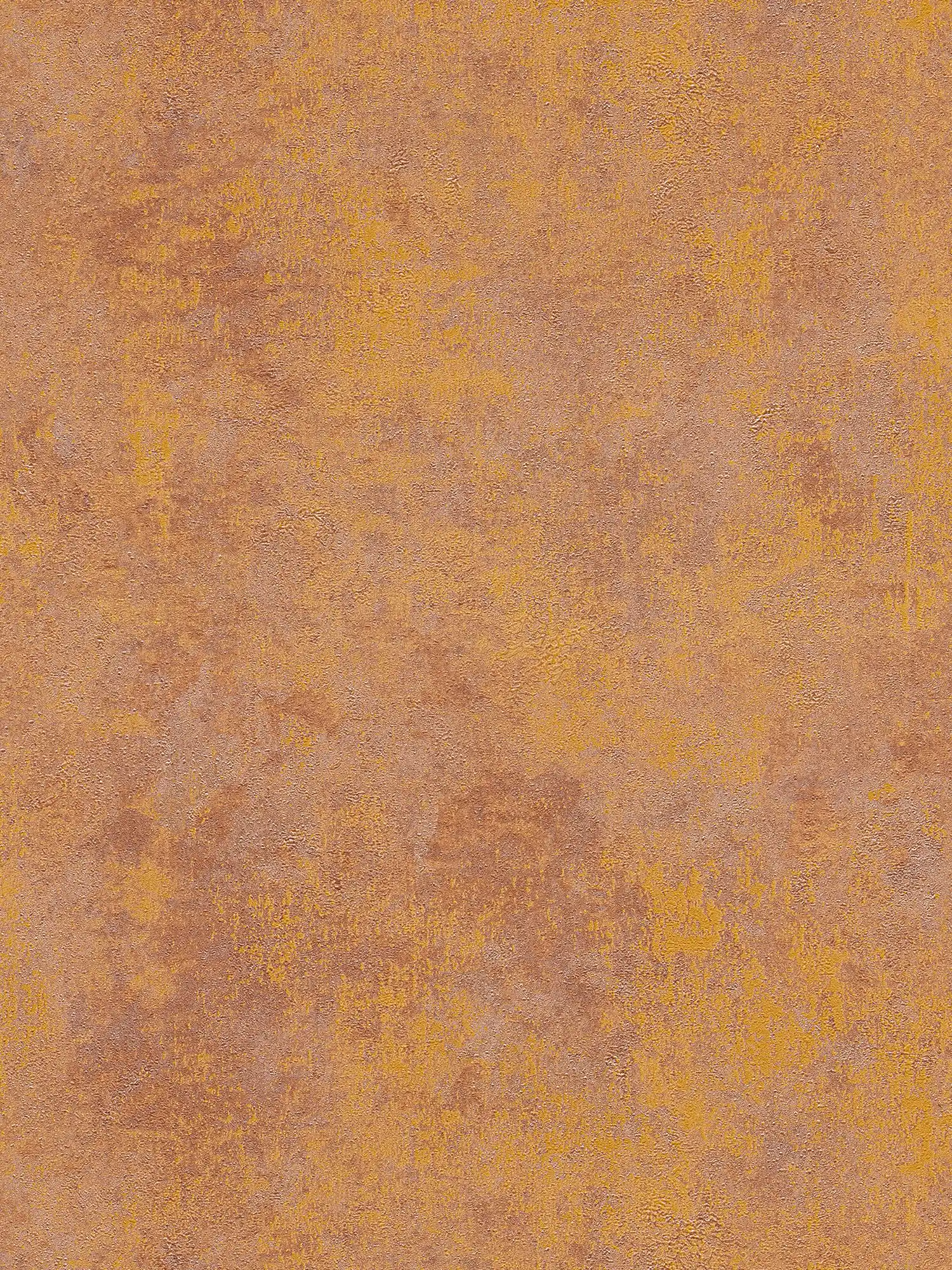         Vliestapete Rostoptik mit Glanz-Effekt – Orange, Kupfer, Braun
    