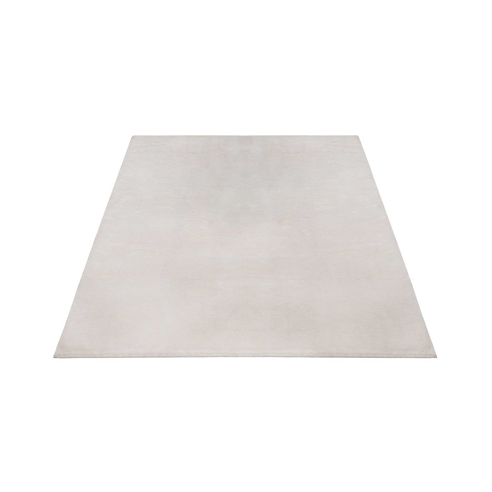 Kuschelweicher Hochflor Teppich in leichtem Beige – 230 x 160 cm
