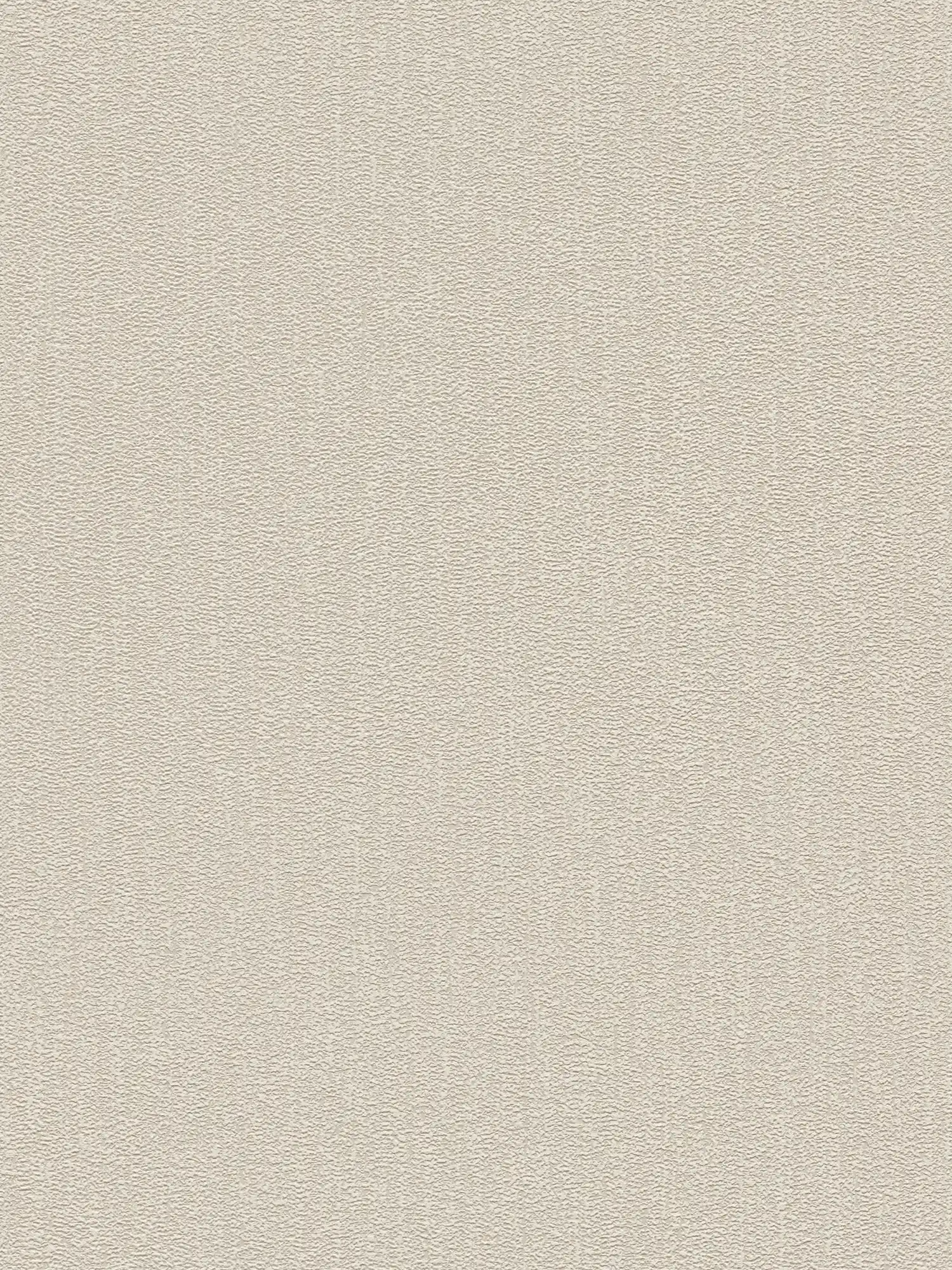 Uni Tapete mit Struktur mit leichtem Glanz – Beige, Grau, Silber
