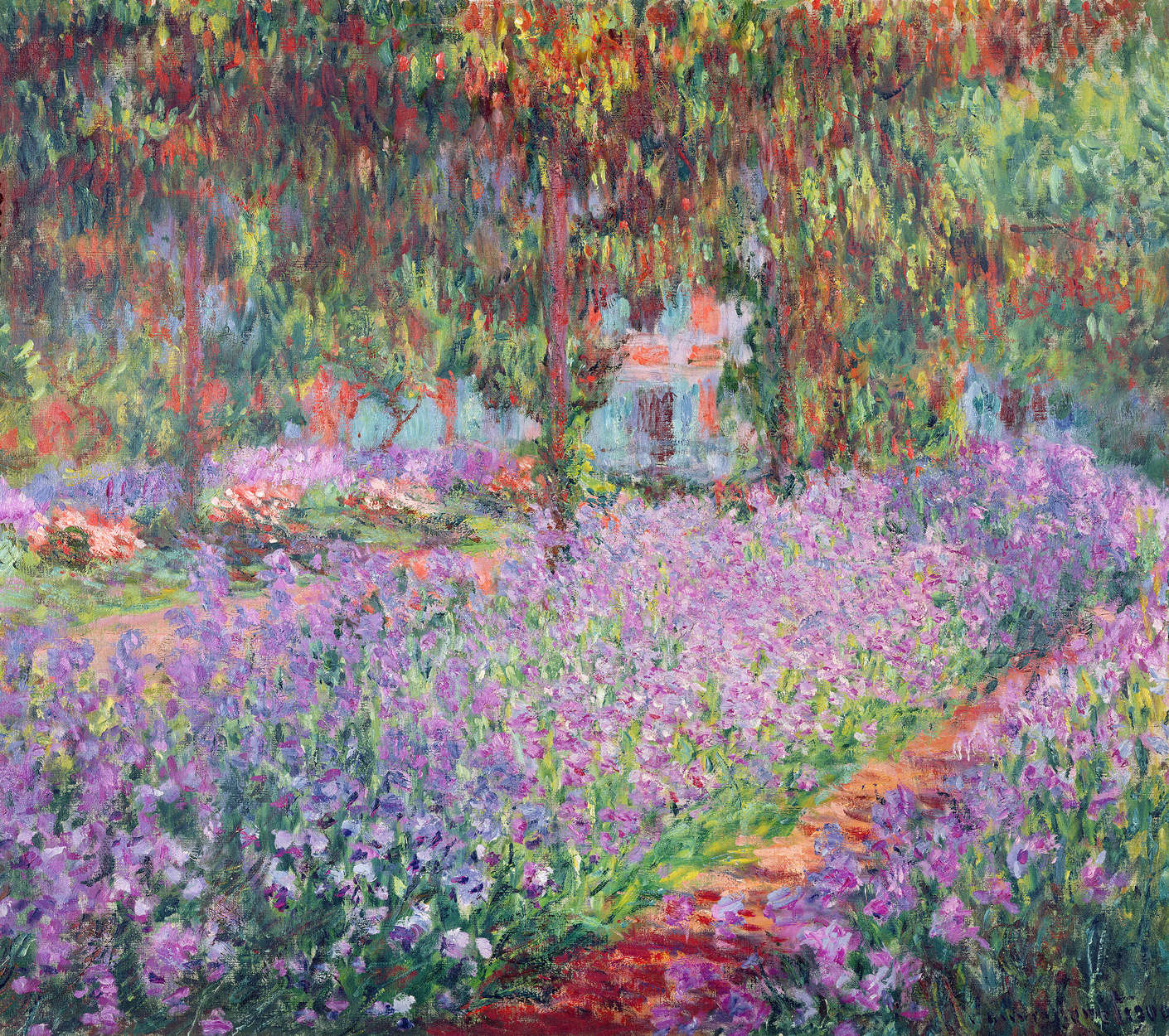             Fototapete "Der Garten des Künstlers in Giverny" von Claude Monet
        
