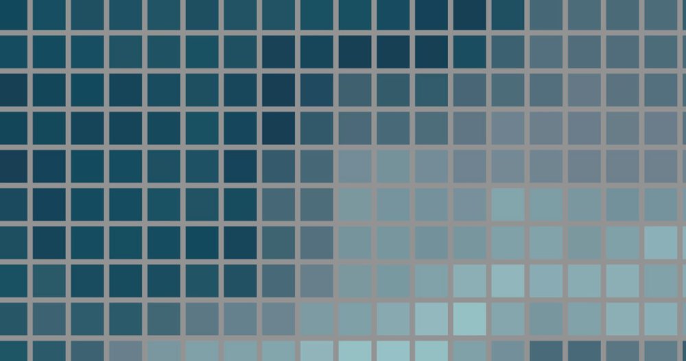             Mosaik 1 - Batik Mosaik als Highlight Fototapete – Blau, Türkis | Struktur Vlies
        