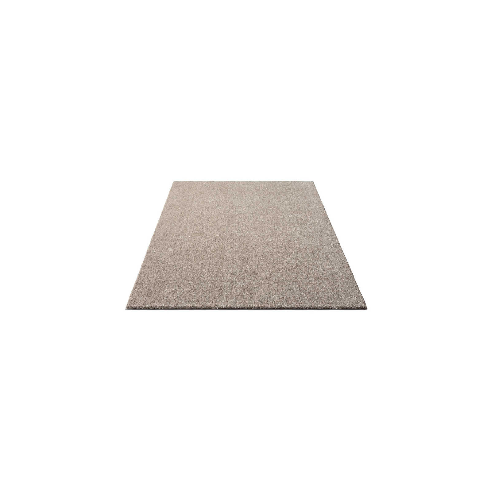 Sanfter Kurzflor Teppich in Beige – 150 x 80 cm
