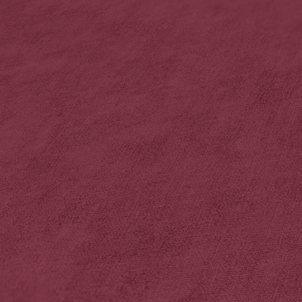             Vliestapete Textil-Optik im Scandinavian Stil - Rot
        