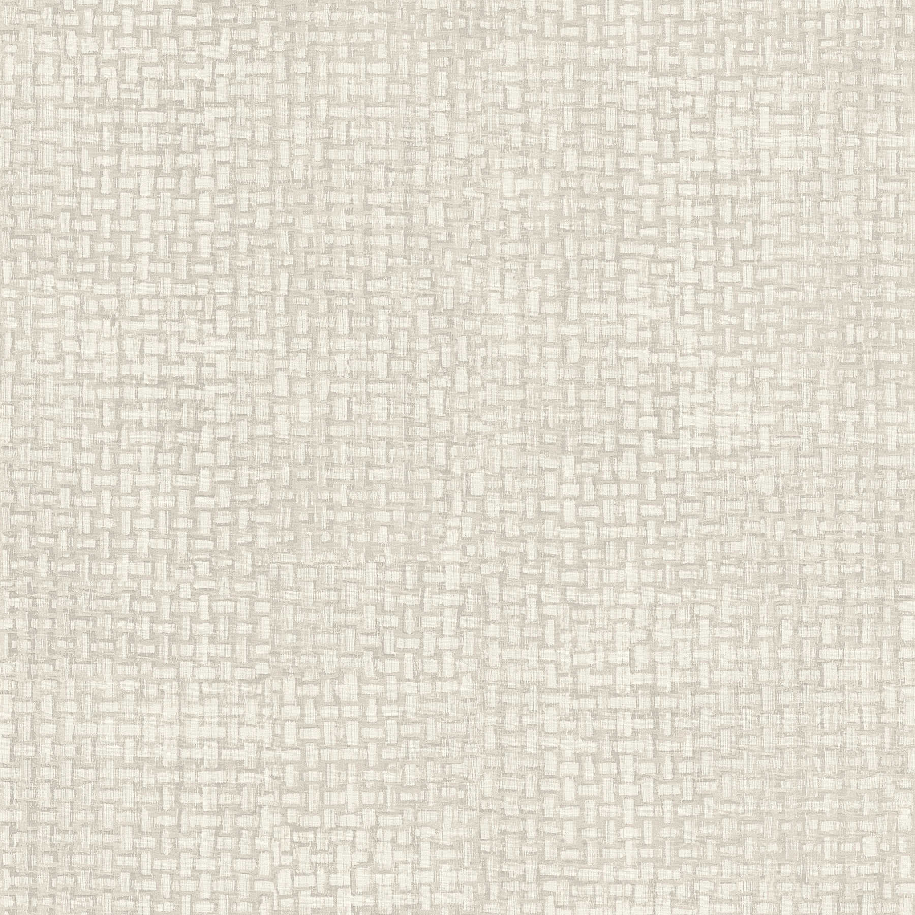         Tapete Textil-Look mit Flechtstruktur – Beige, Grau
    
