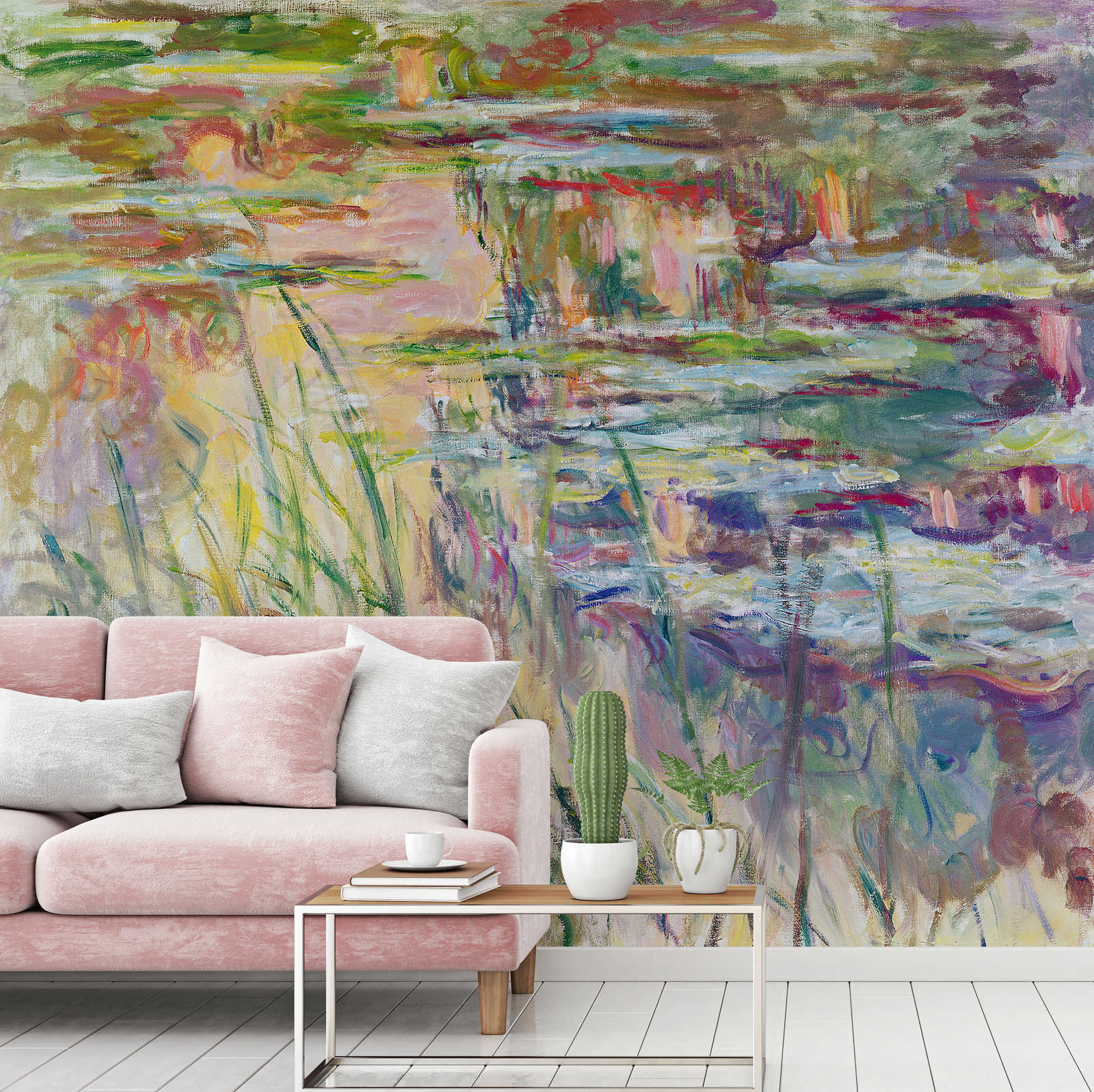             Fototapete "Spiegelungen auf dem Wasser" von Claude Monet
        