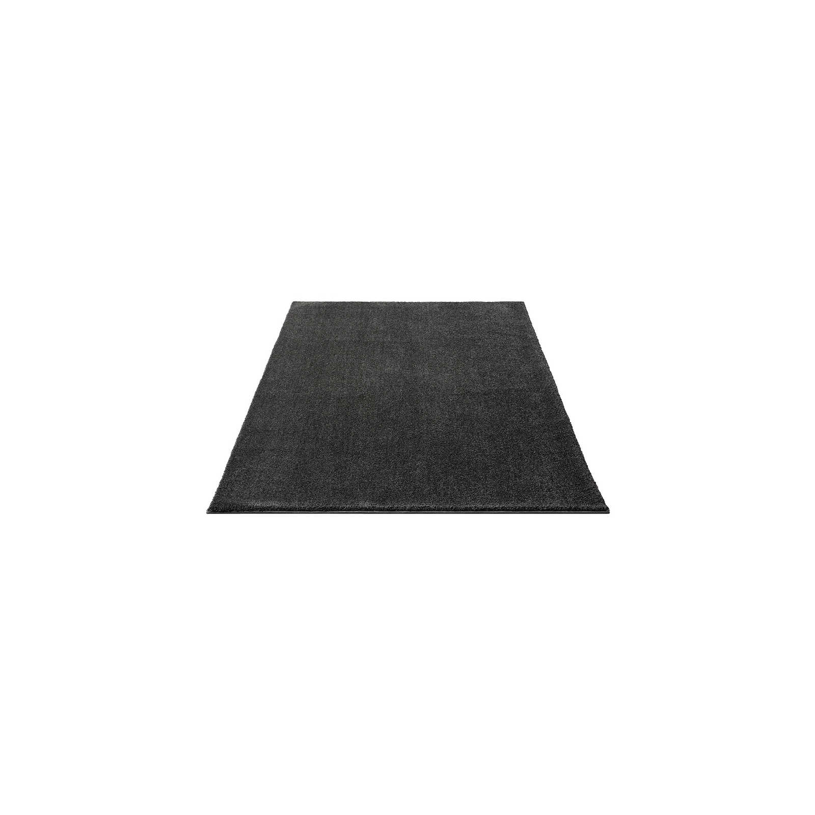 Weicher Kurzflor Teppich in Anthrazit – 150 x 80 cm
