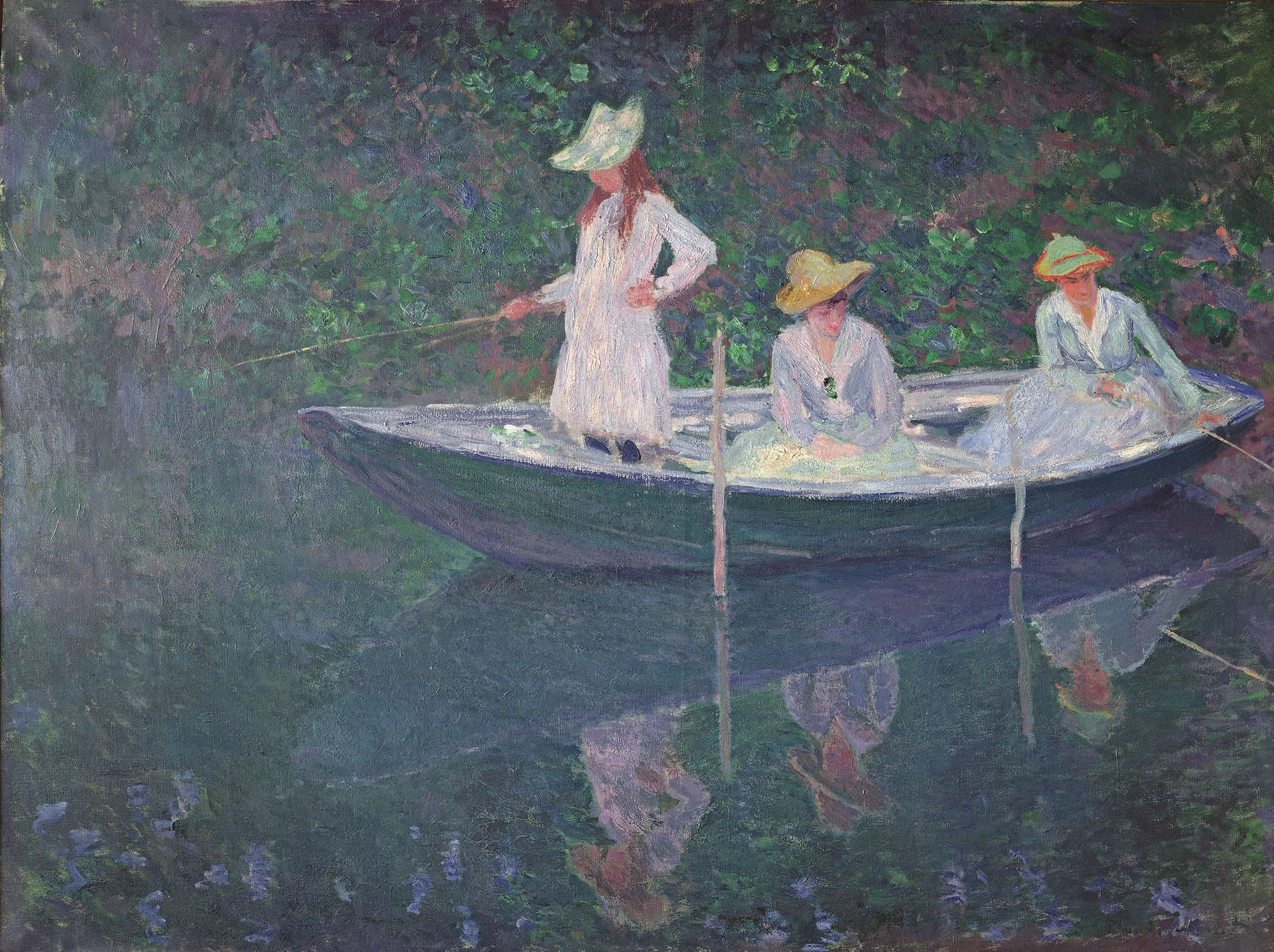             Fototapete "Das Boot in Giverny" von Claude Monet
        