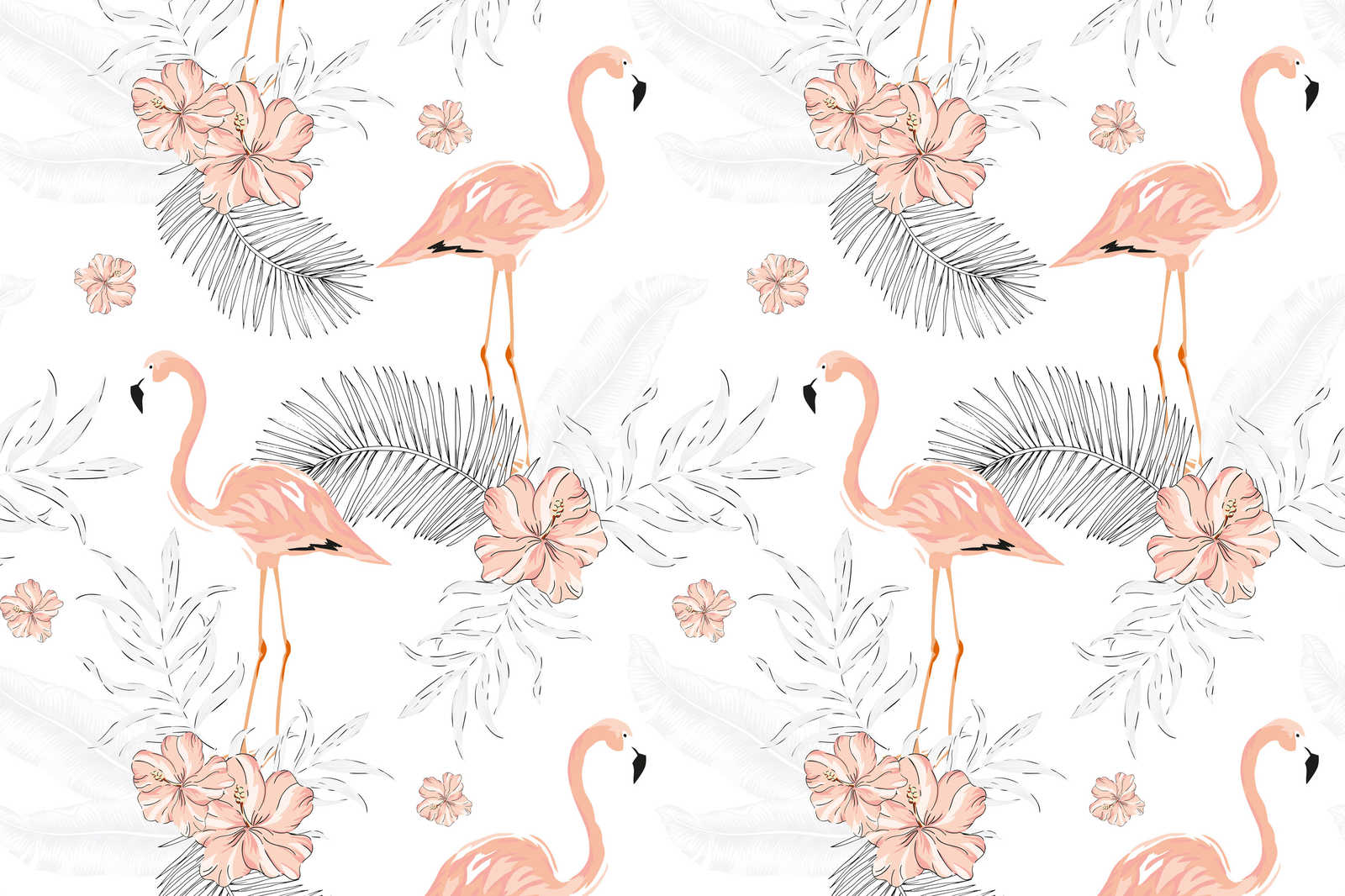             Leinwand Flamingos & Tropenpflanzen – 0,90 m x 0,60 m
        