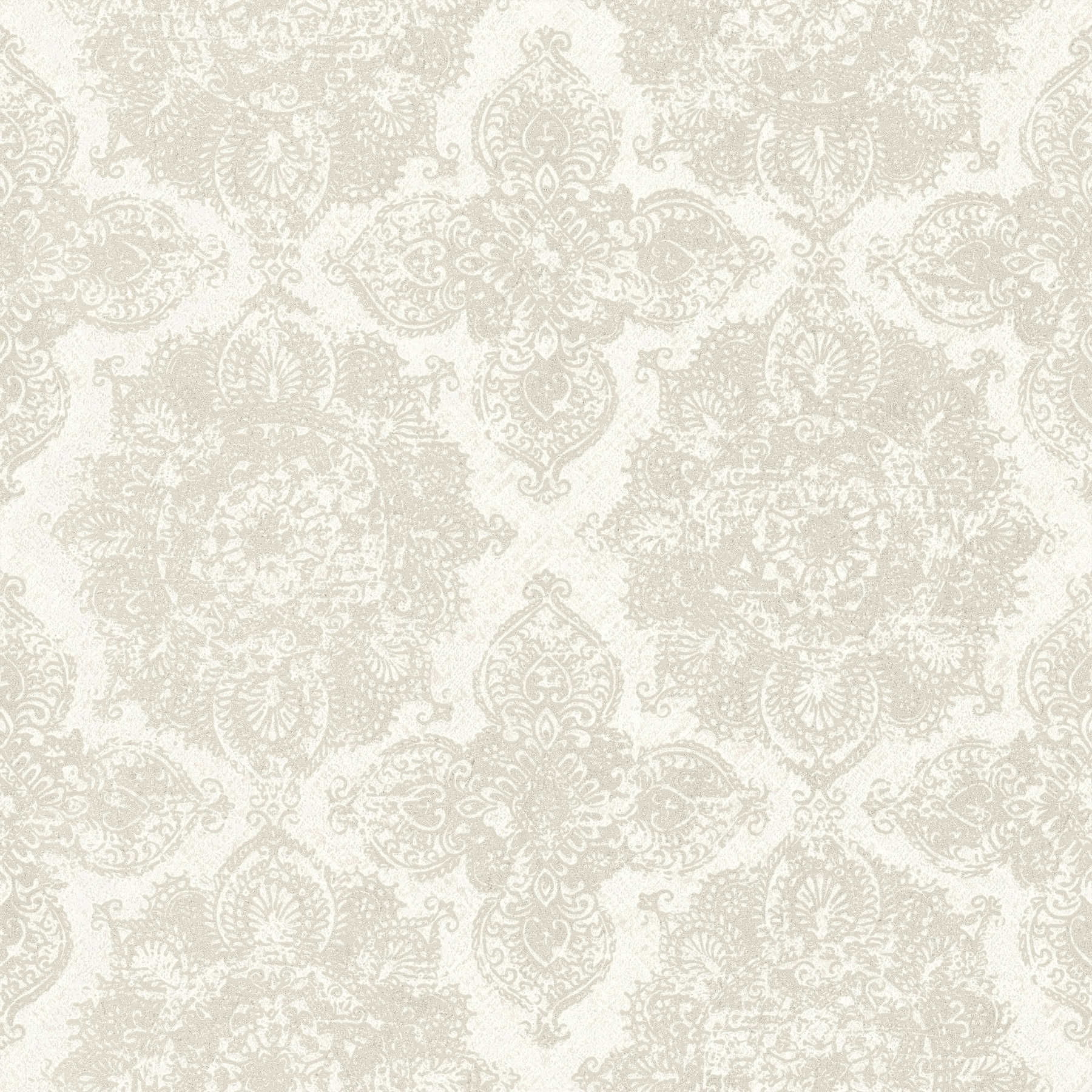         Bohemian Tapete mit detailreichem Design – Beige, Grau
    